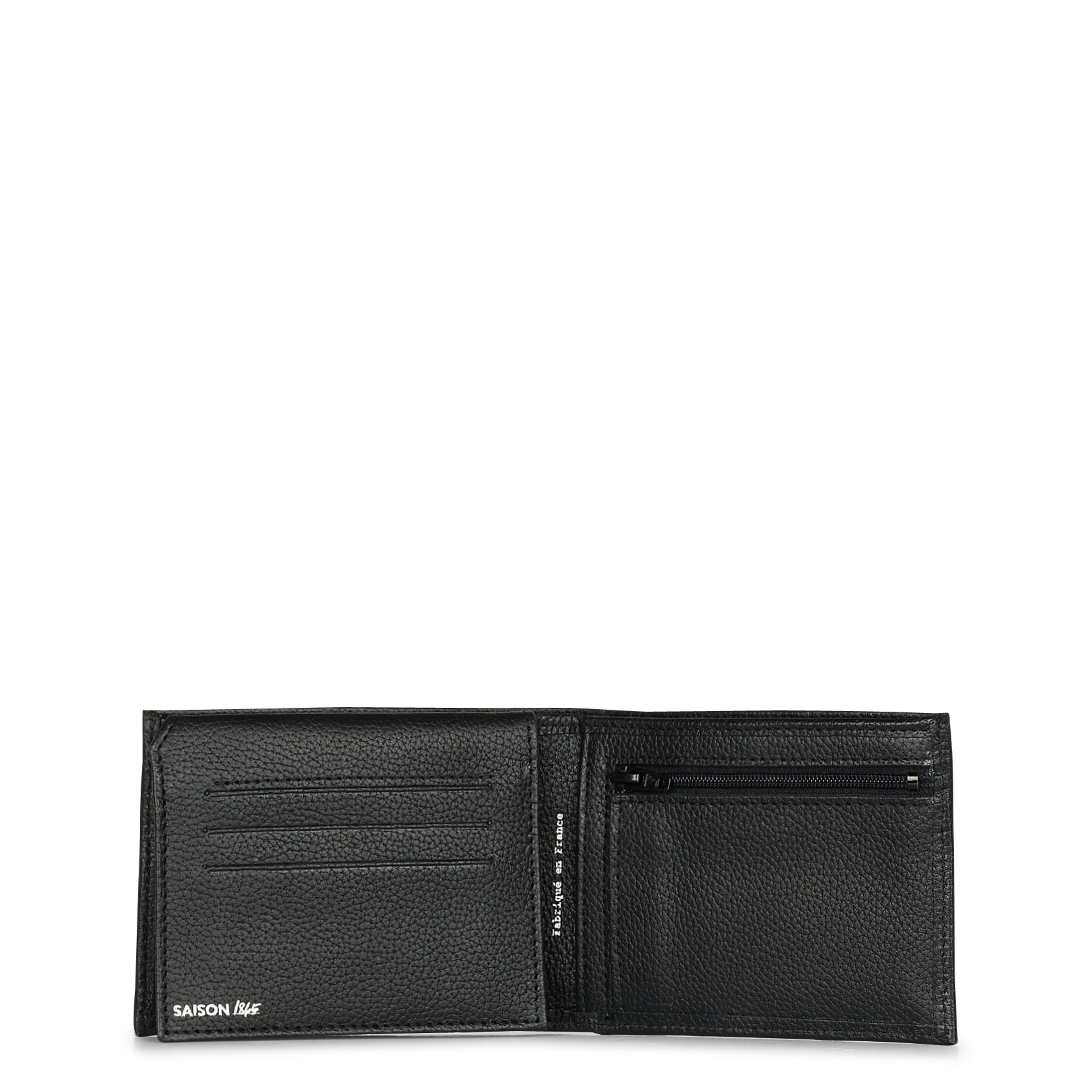 Leather wallet SAISON 1865 Black