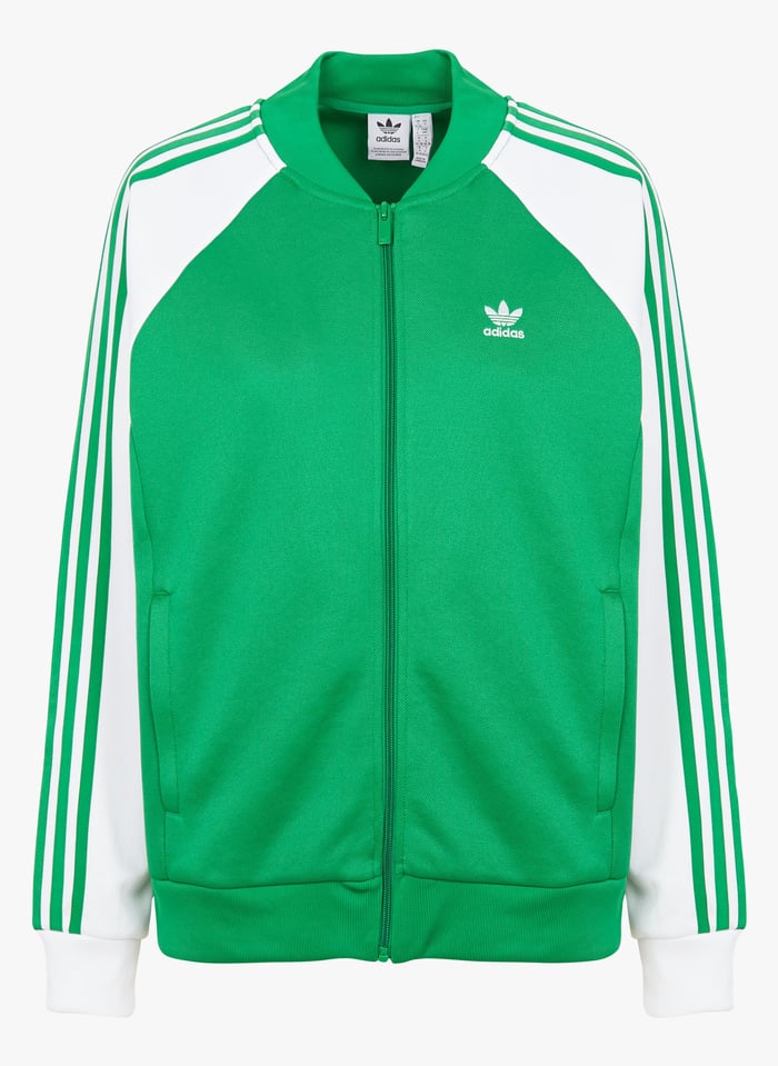 Trainingsjack met ronde hals Groen