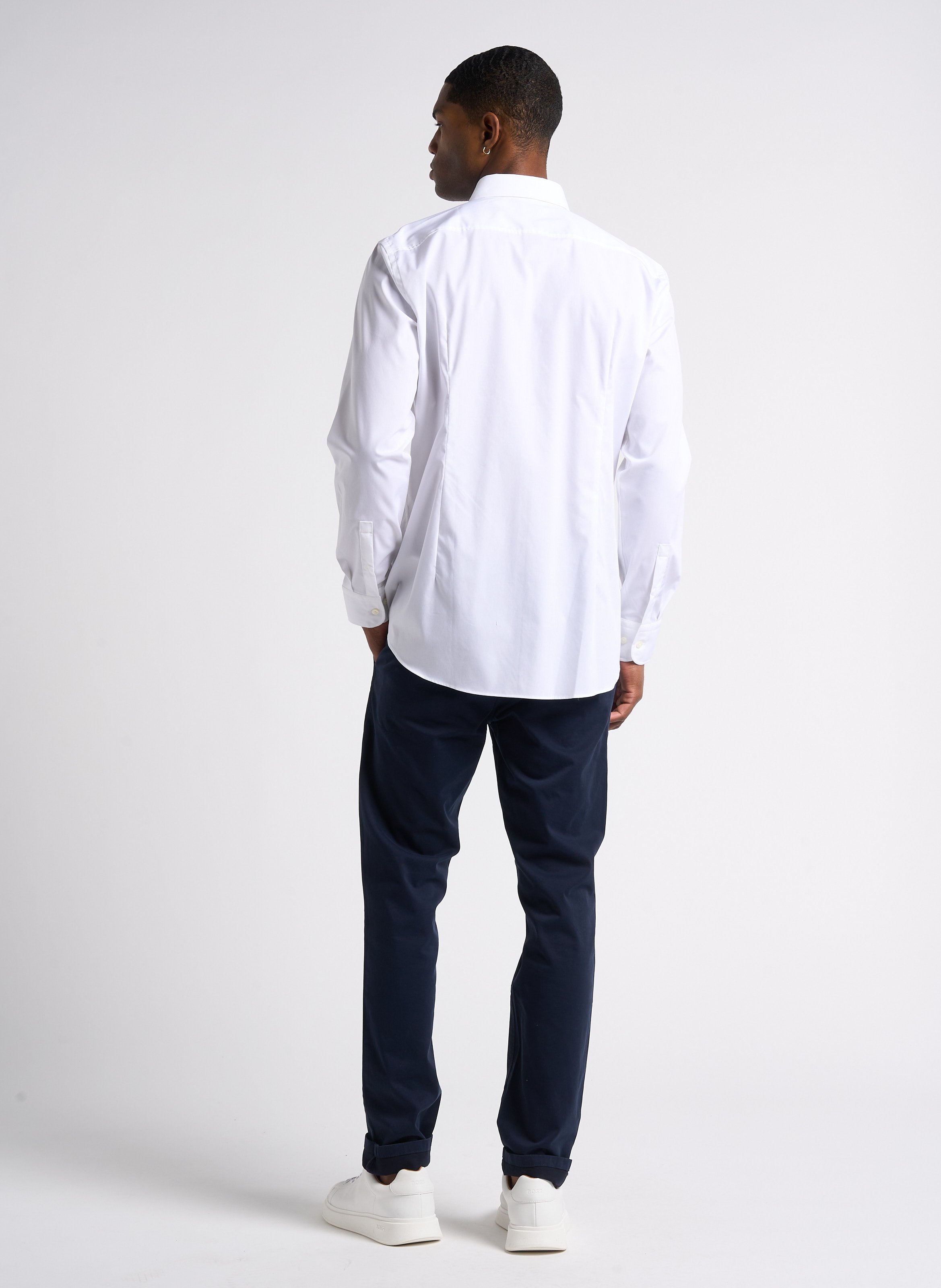 Stretch cotton chinos BOSS Blue