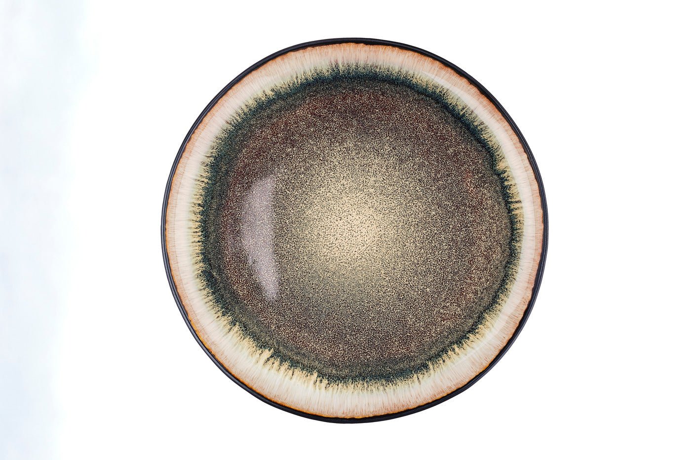 Iris Plate ø26cm - 6 pieces - Wild Brown BJORN Brown