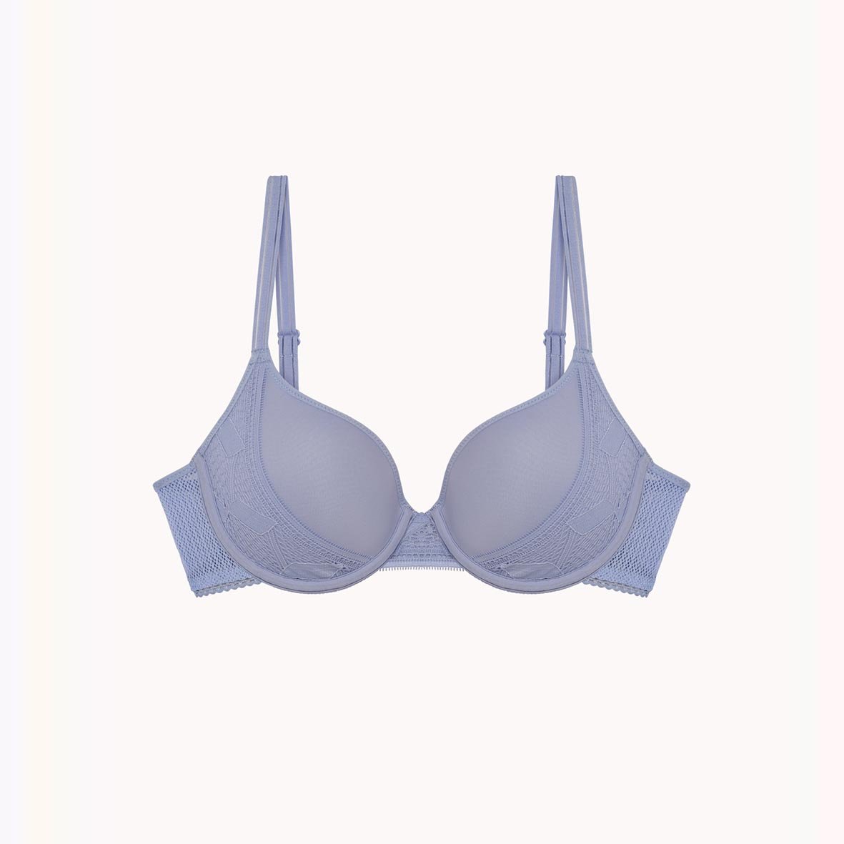 A Fleur De Toi demi-cup bra Blue
