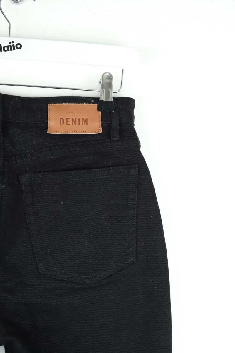 Jean slim en coton SEZANE - Seconde main Noir