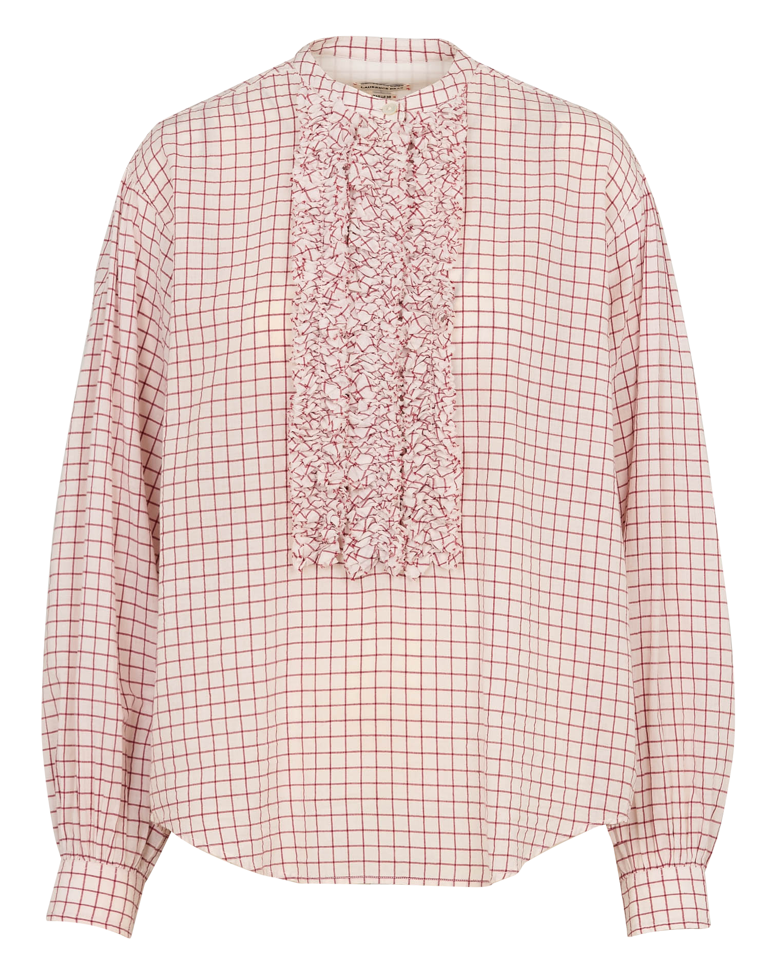 Weite Baumwollbluse LAURENCE BRAS Rot