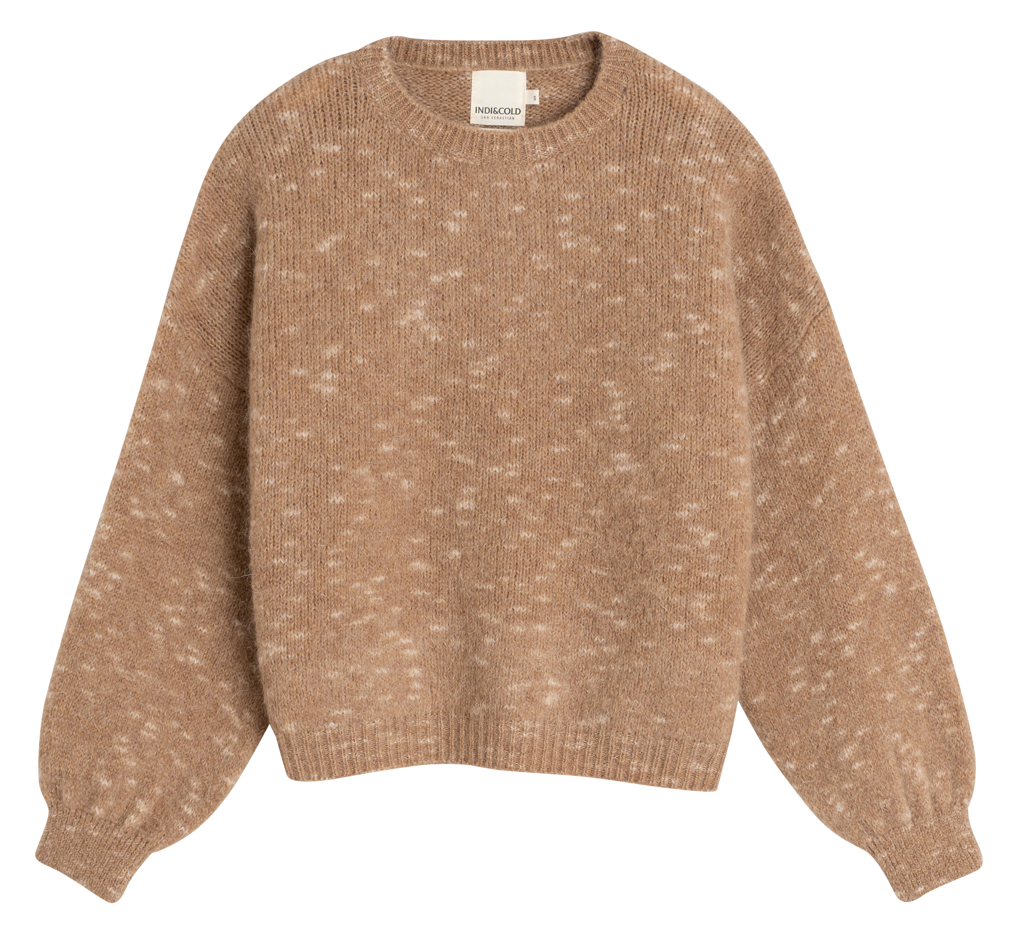 Pull col rond  INDI & COLD Beige