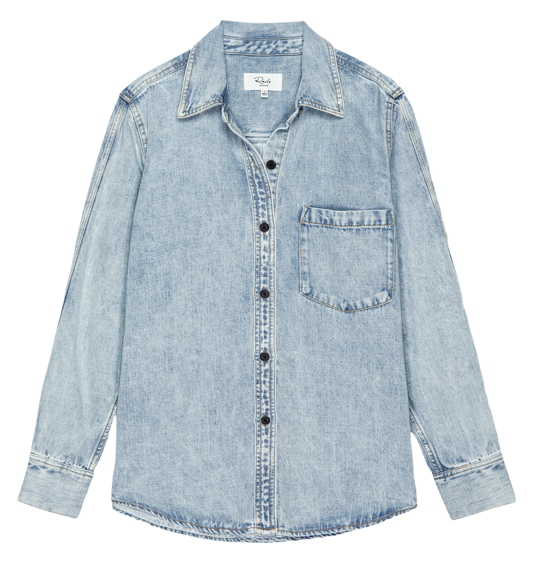 Chemise col classique RAILS Blue