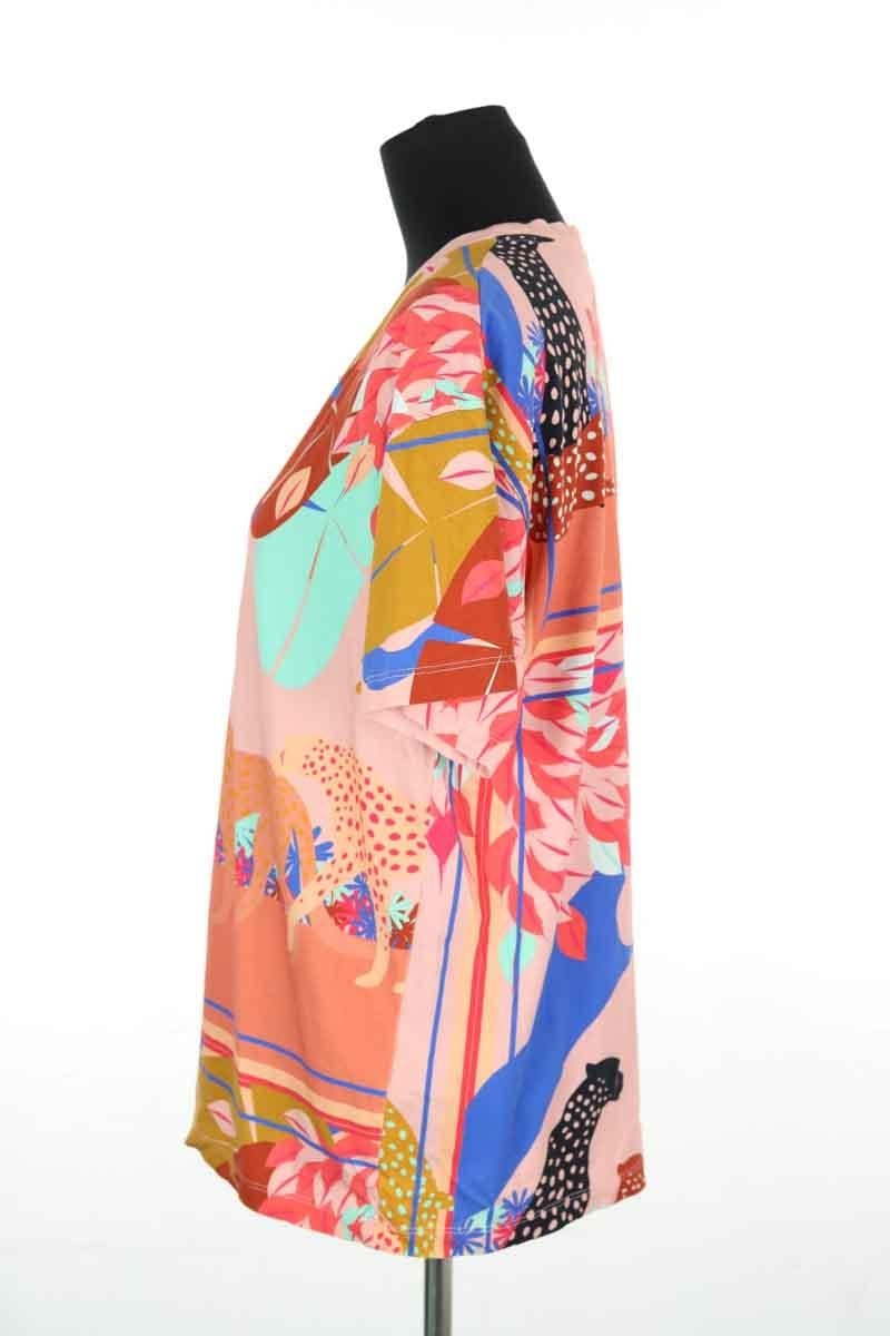 Cotton T-shirt HEIMSTONE - Seconde Main Pink