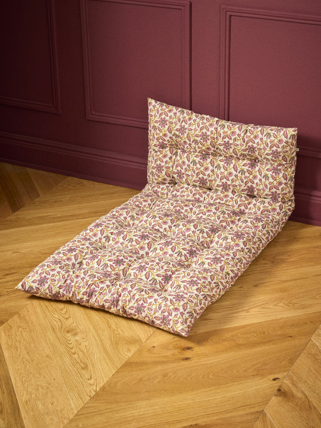 Indian fabric decorative mattress CYRILLUS