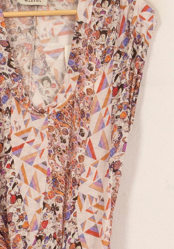 Midi dress ISABEL MARANT - Seconde Main Multicolored