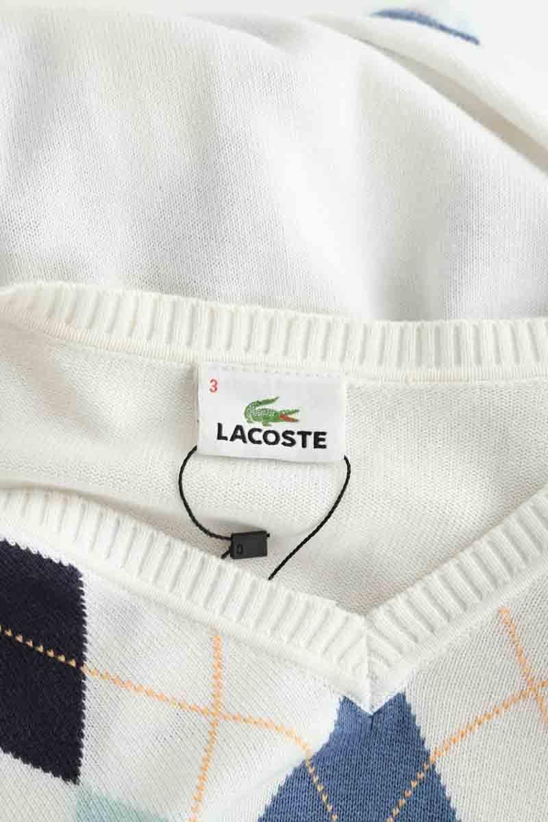 Cotton sweater LACOSTE - SECONDE MAIN Multicolored