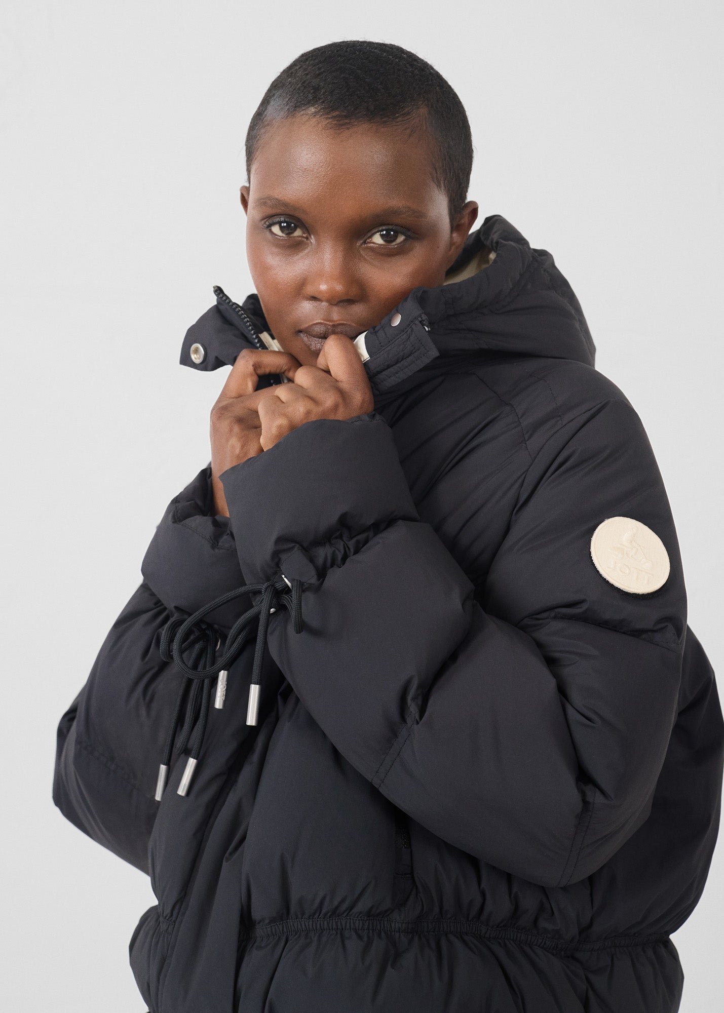 Puffer jacket for extreme cold weather - Nami JOTT Black