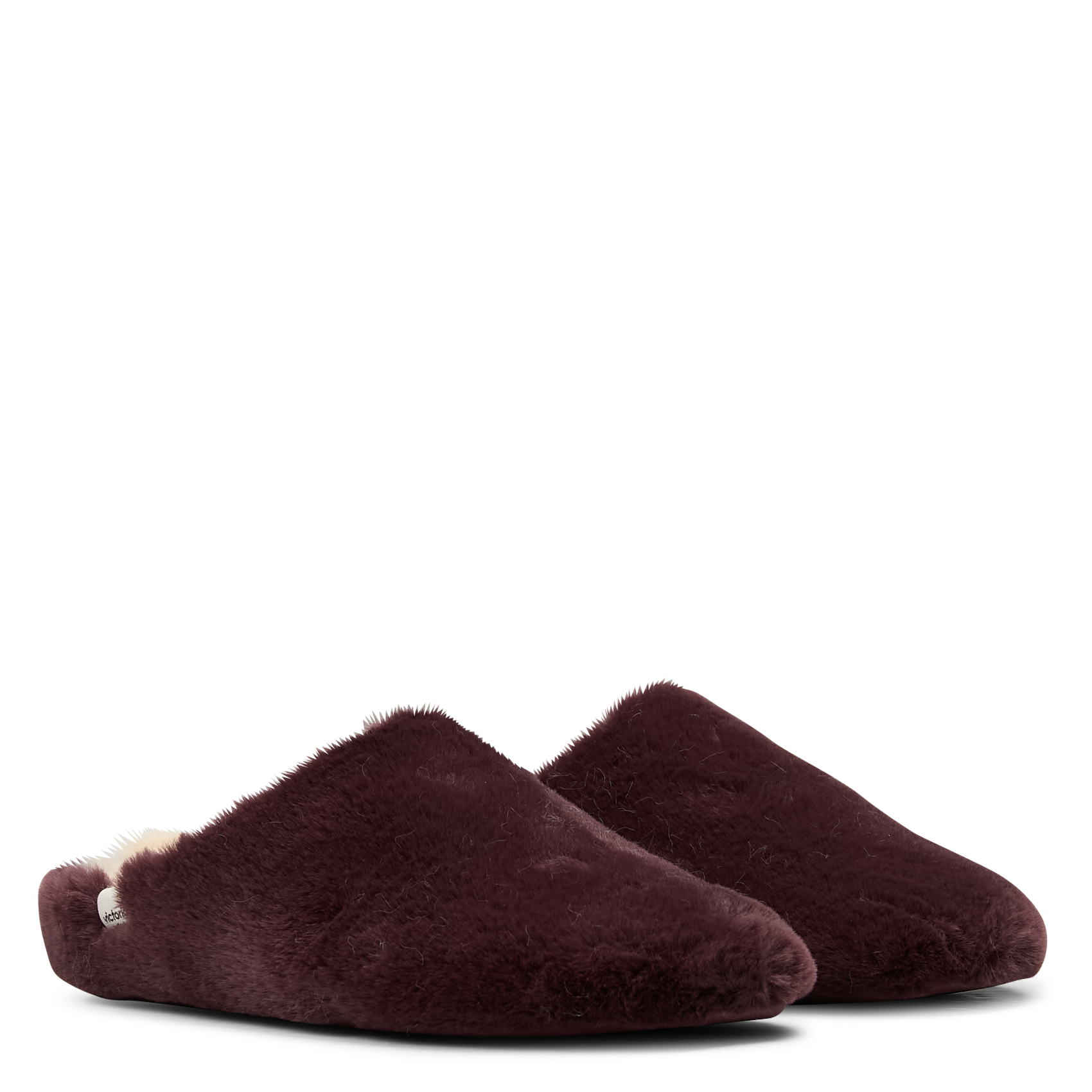 Faux fur slippers VICTORIA Purple