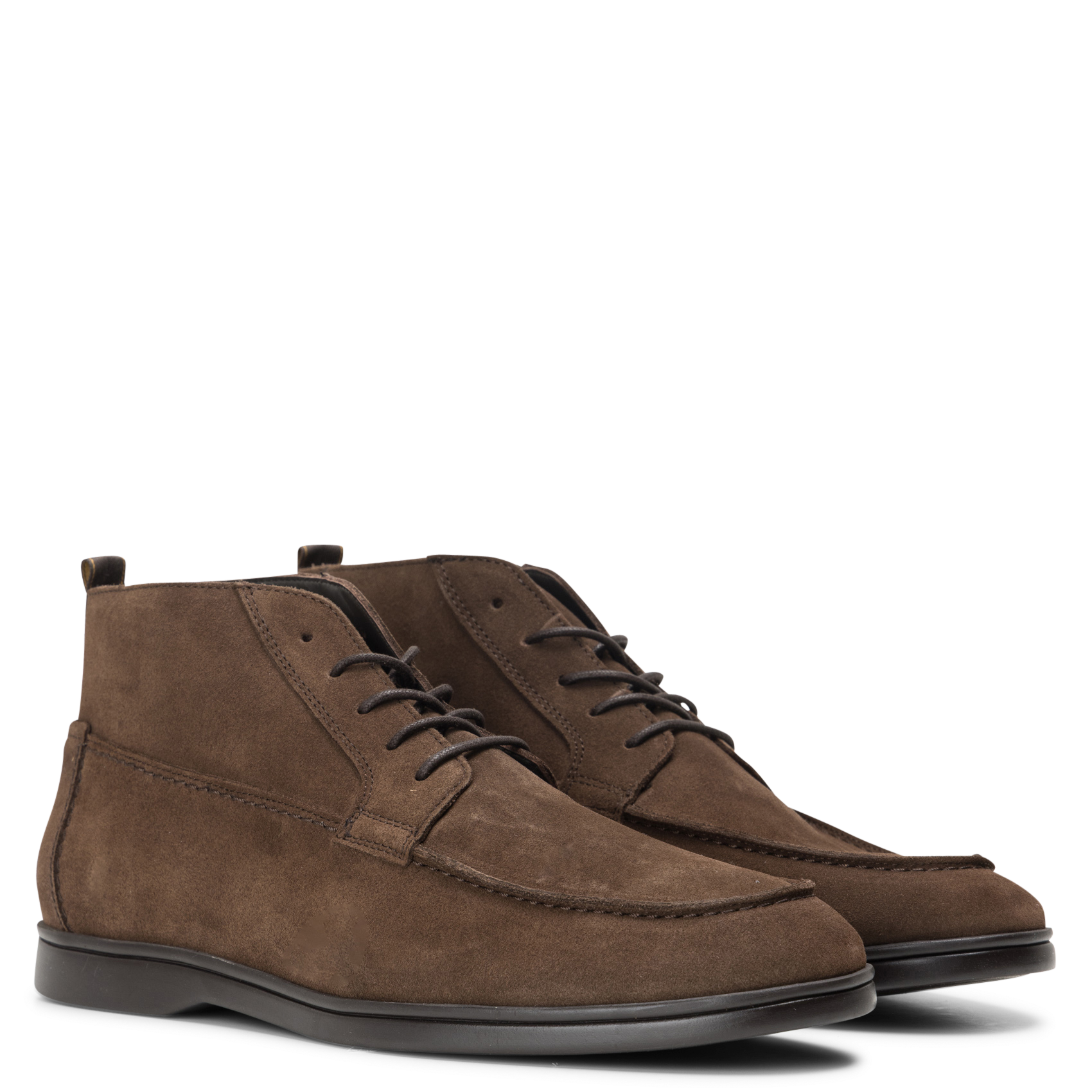 Stivaletti in pelle HACKETT Marrone