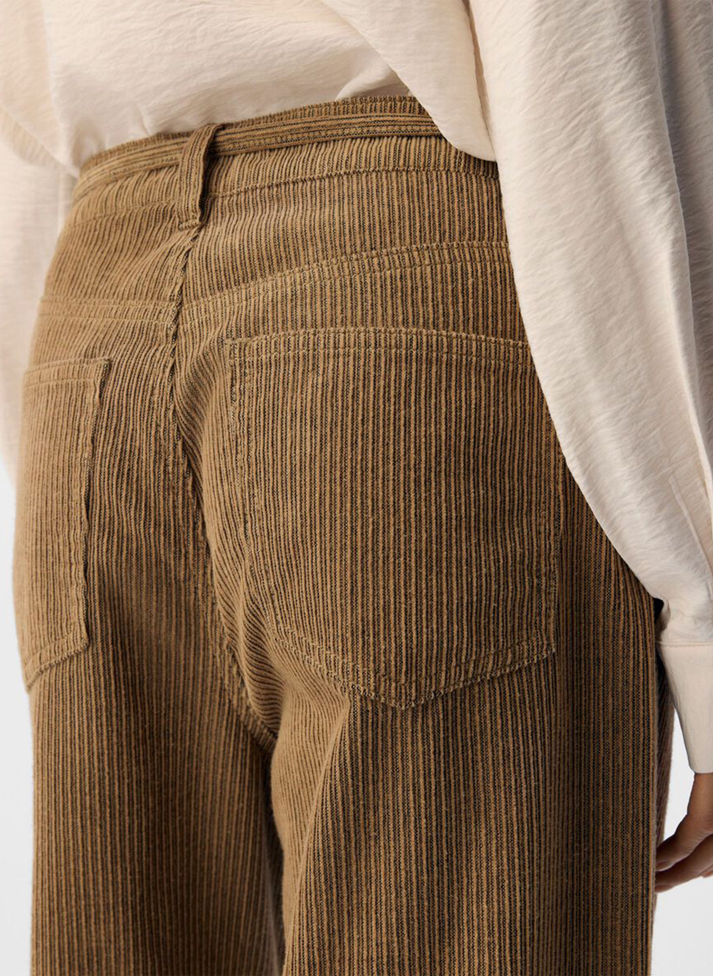 Chino van katoenmix OBJECT Bruin