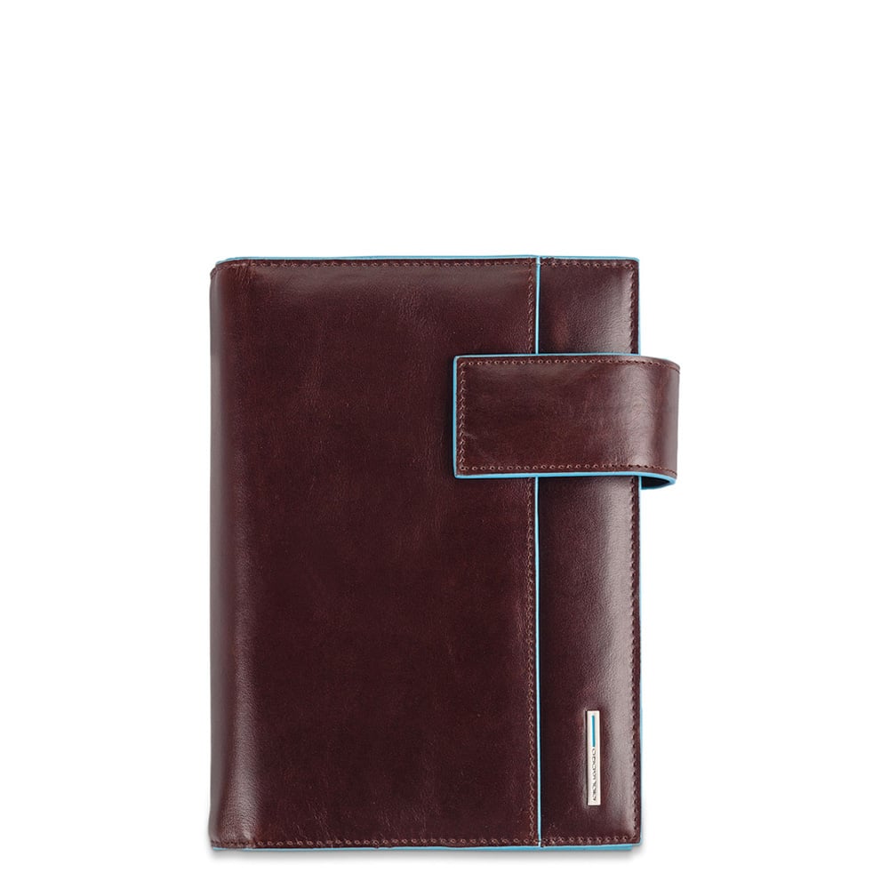 Leather organizer with pen loop PIQUADRO Brown