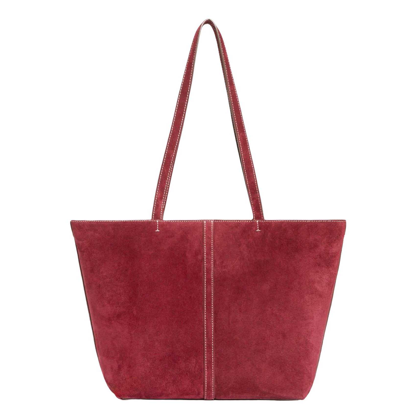 Petit sac cabas en cuir velours VANESSA BRUNO