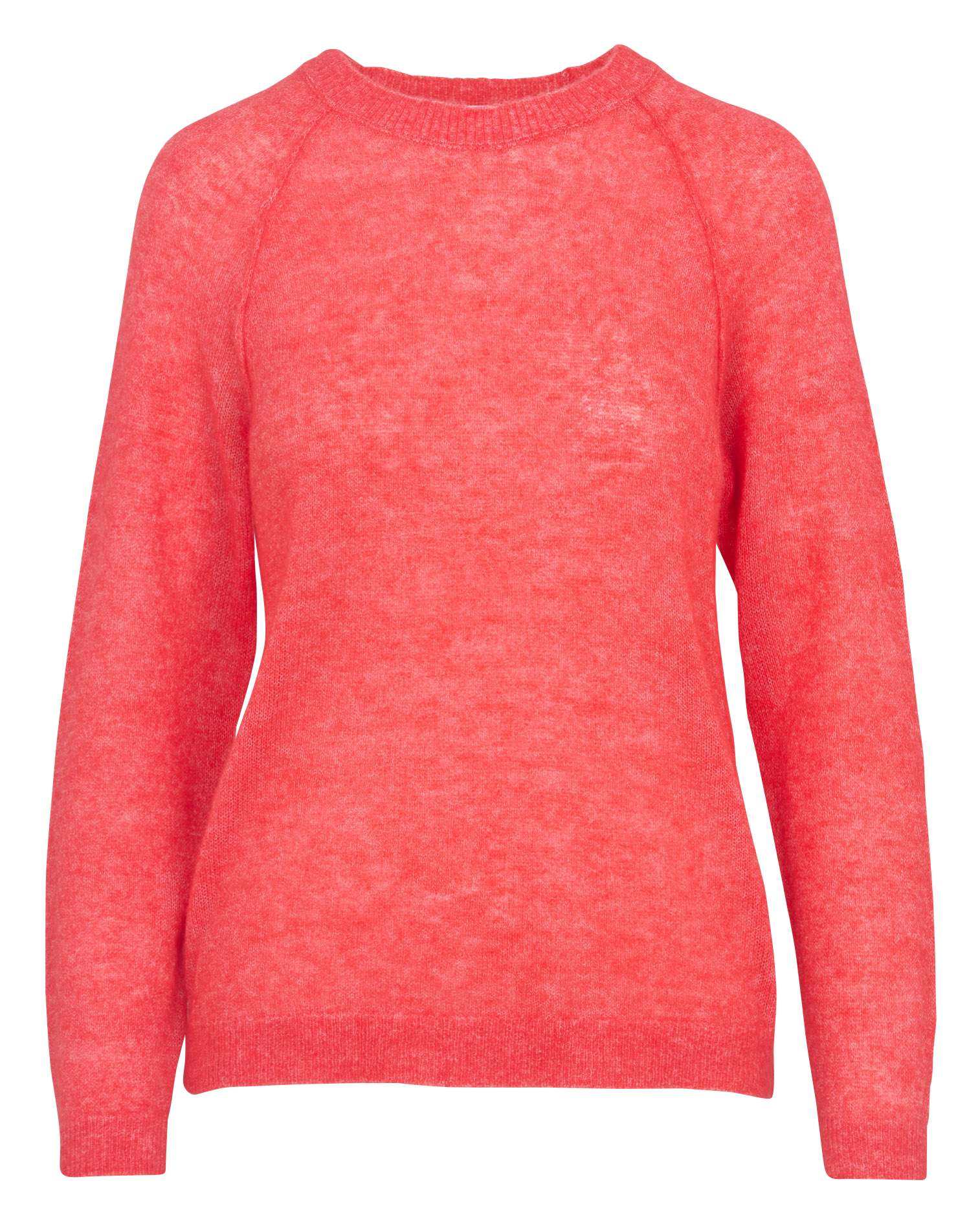 Round-neck wool-blend straight-cut sweater SUD EXPRESS