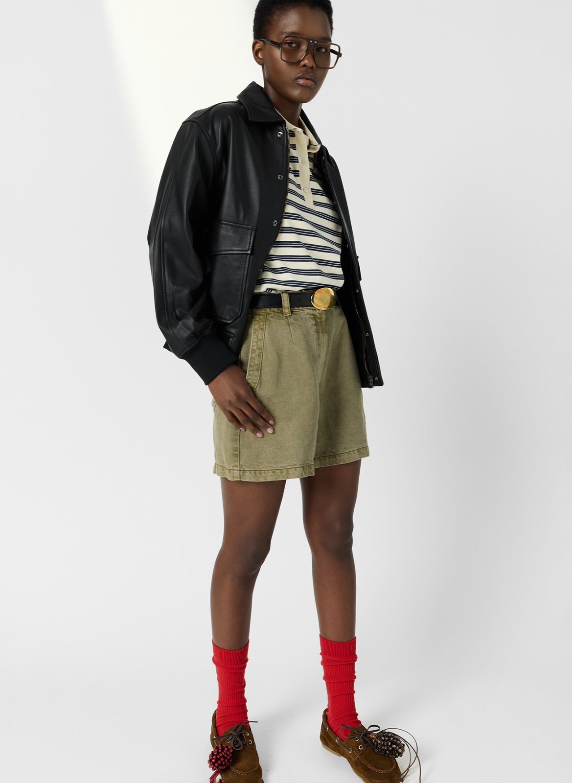 Straight shorts GERARD DAREL Khaki