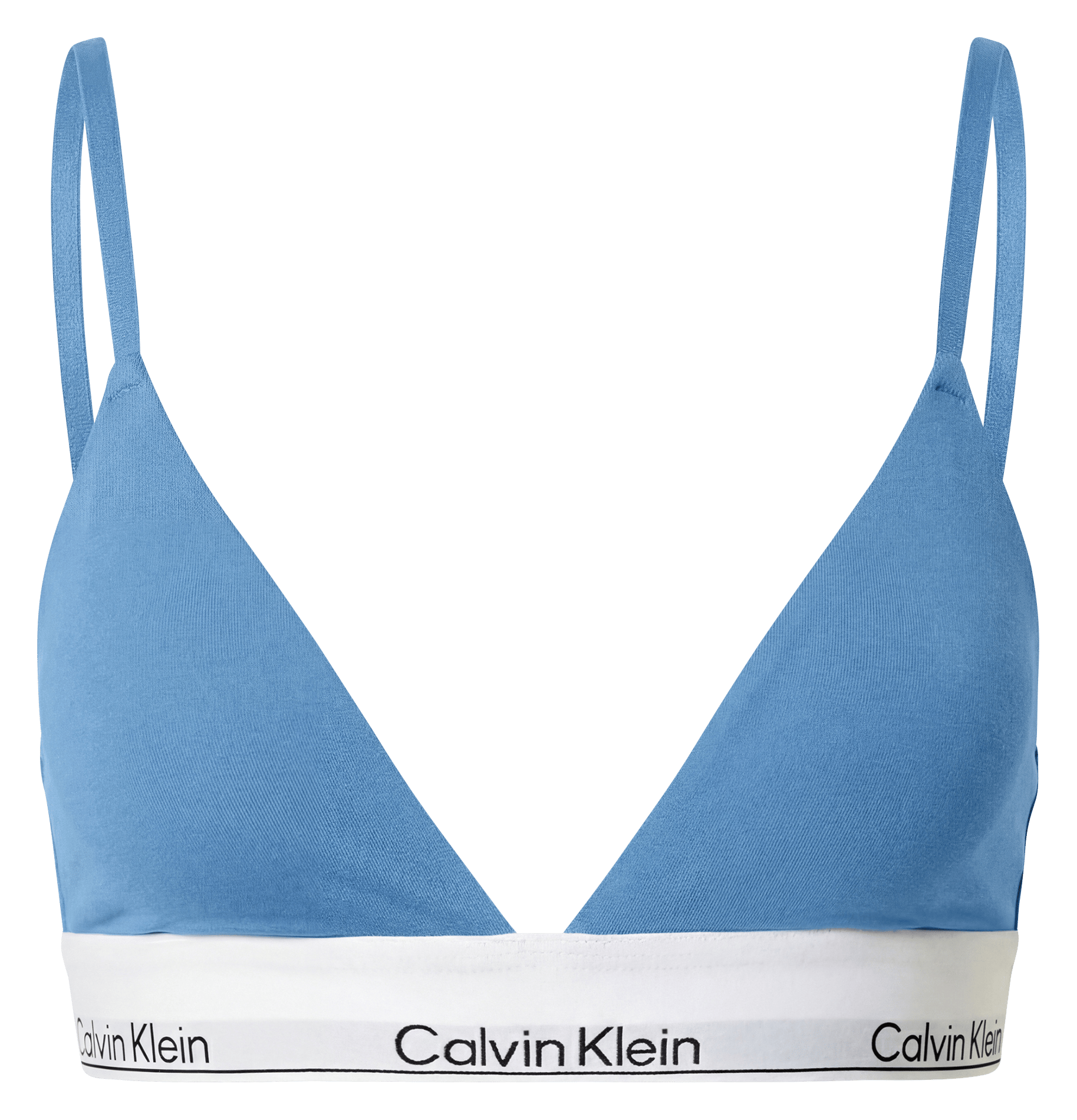 Driehoekige effen beha van gemengd katoen  Blue descent