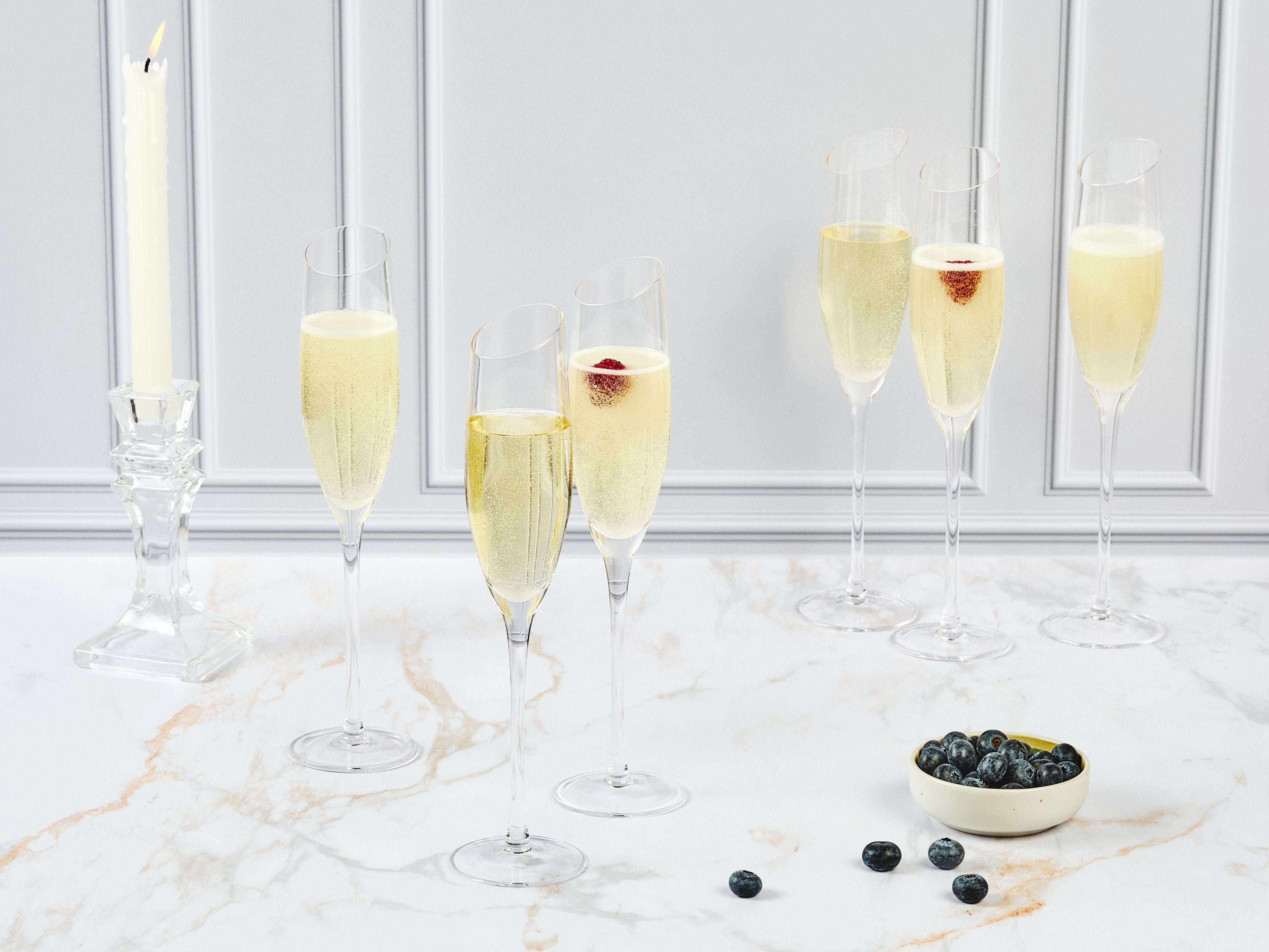 Flûte 19cl sväva - 6 pièces BJORN Transparent