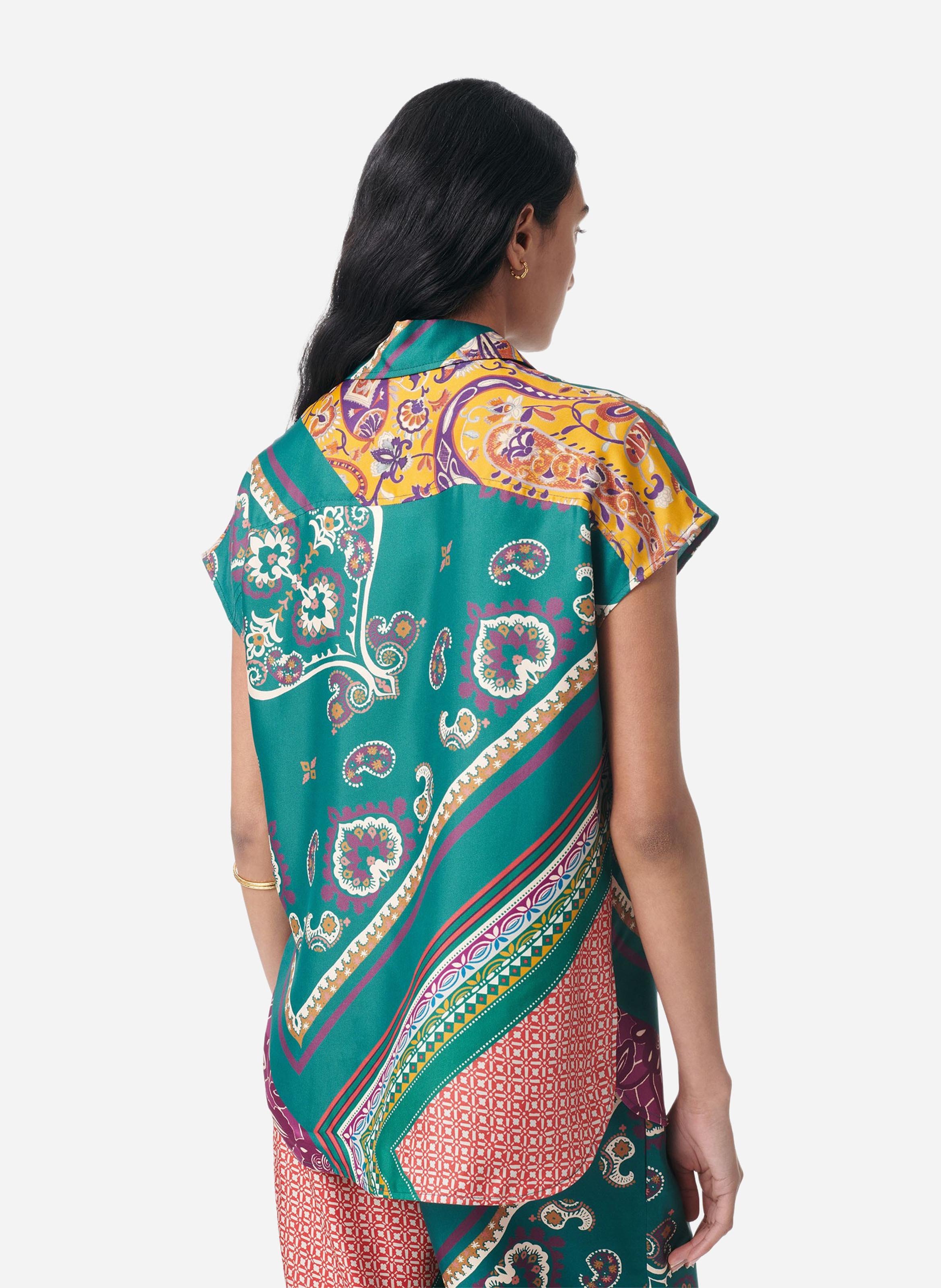 Blouse met klassieke kraag VANESSA BRUNO Veelkleurig