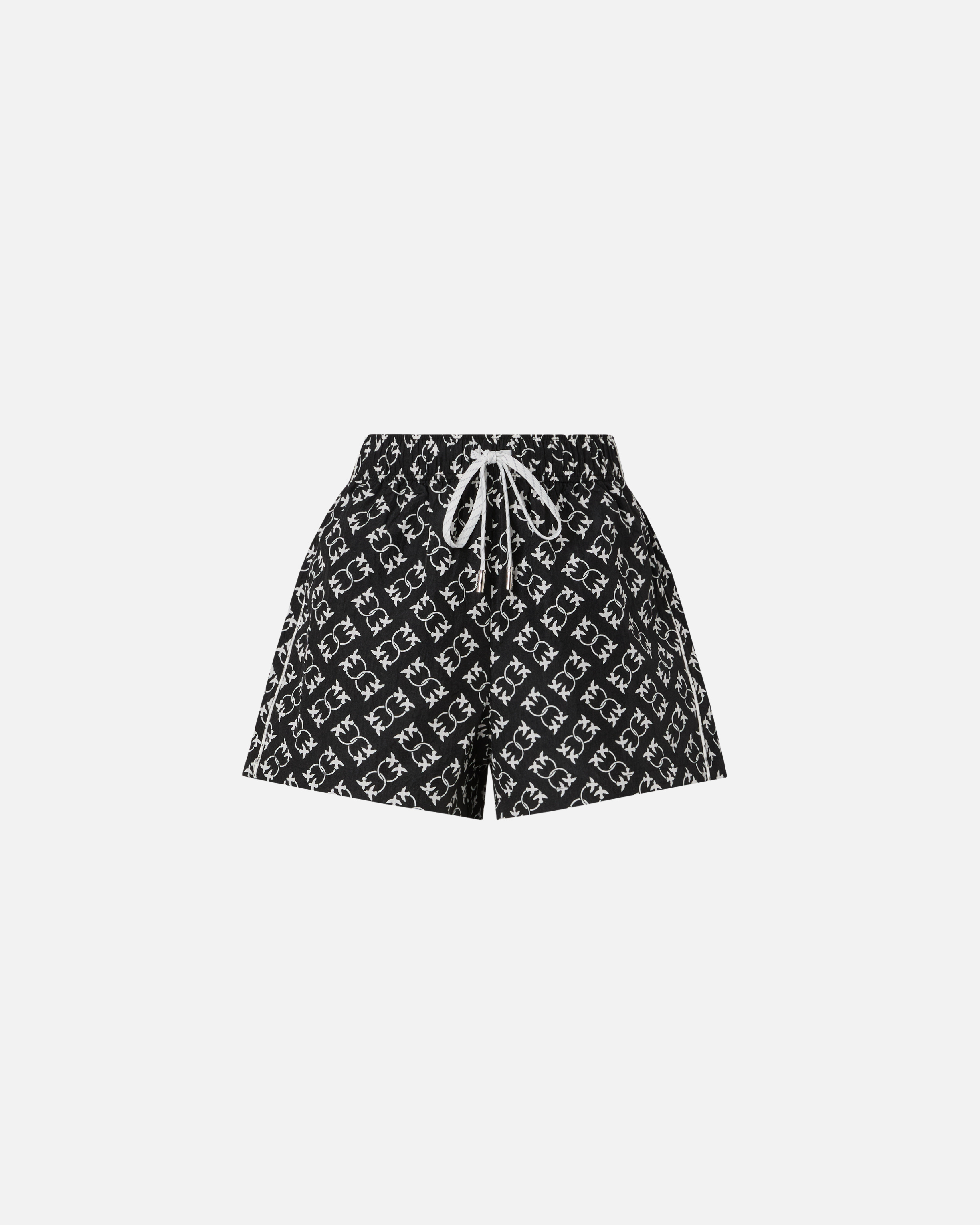 Short avec logo love birds all-over PINKO Multicolore