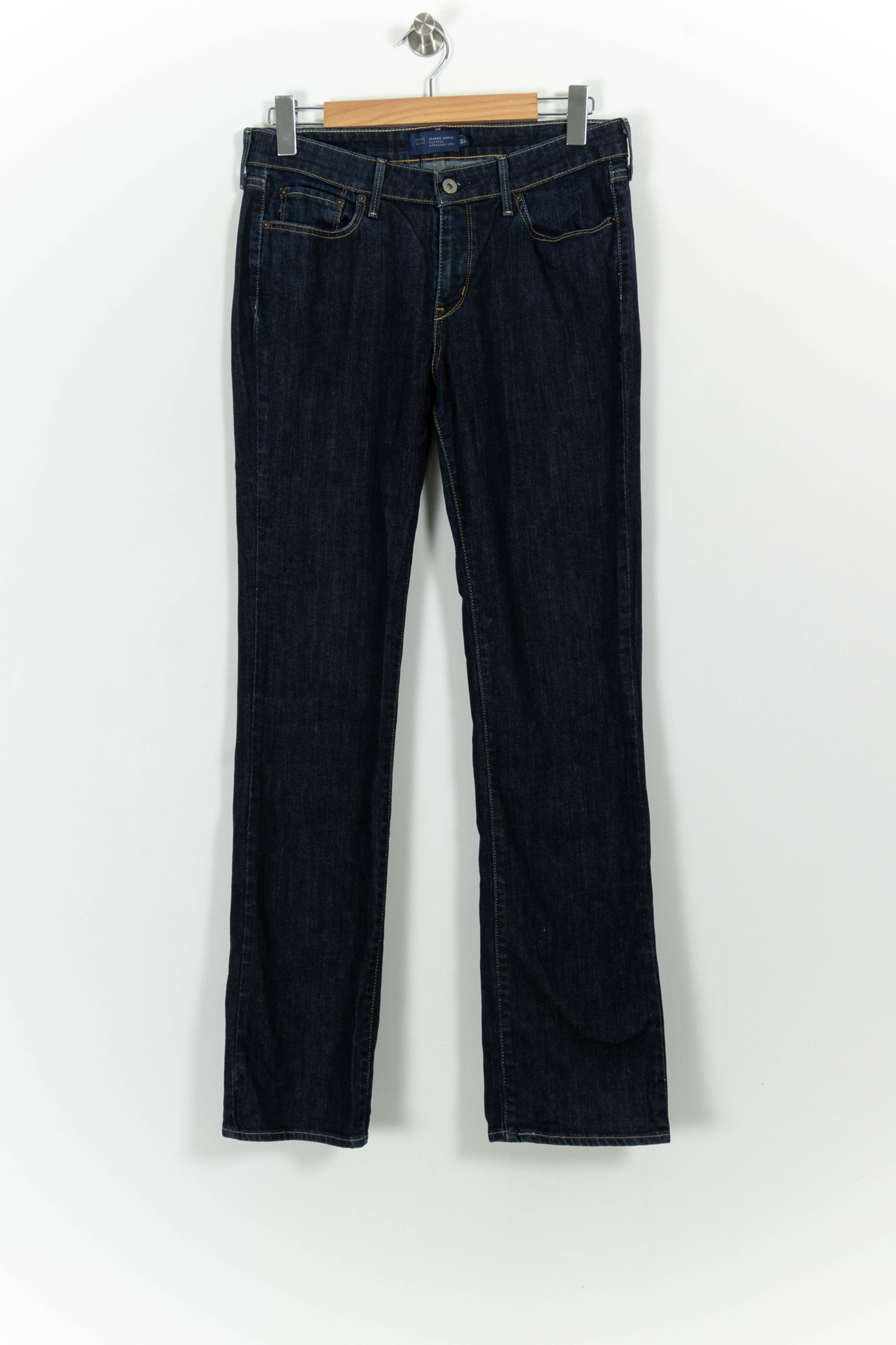 Cropped slim jeans with studs LEVI'S - Seconde main Blue