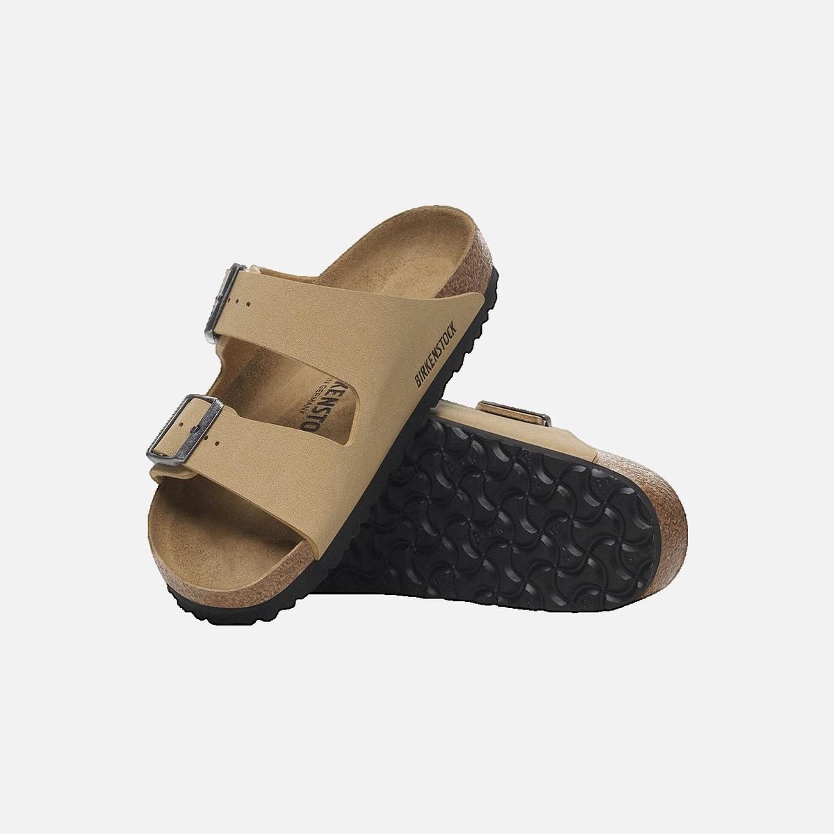 Sandales plates BIRKENSTOCK Beige