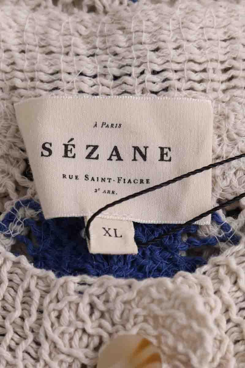 Azawood sleeveless top SEZANE - Seconde main White