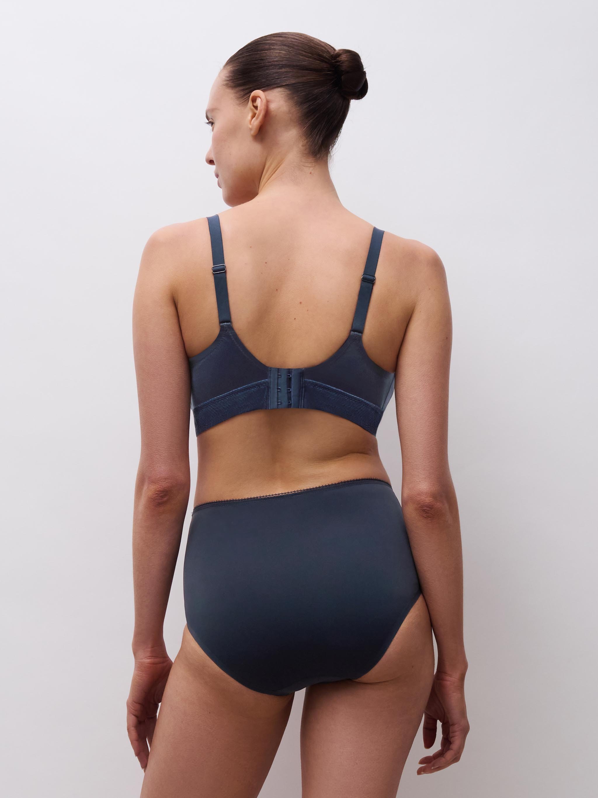 High-waisted lace panties | Blue CHANTELLE Women
