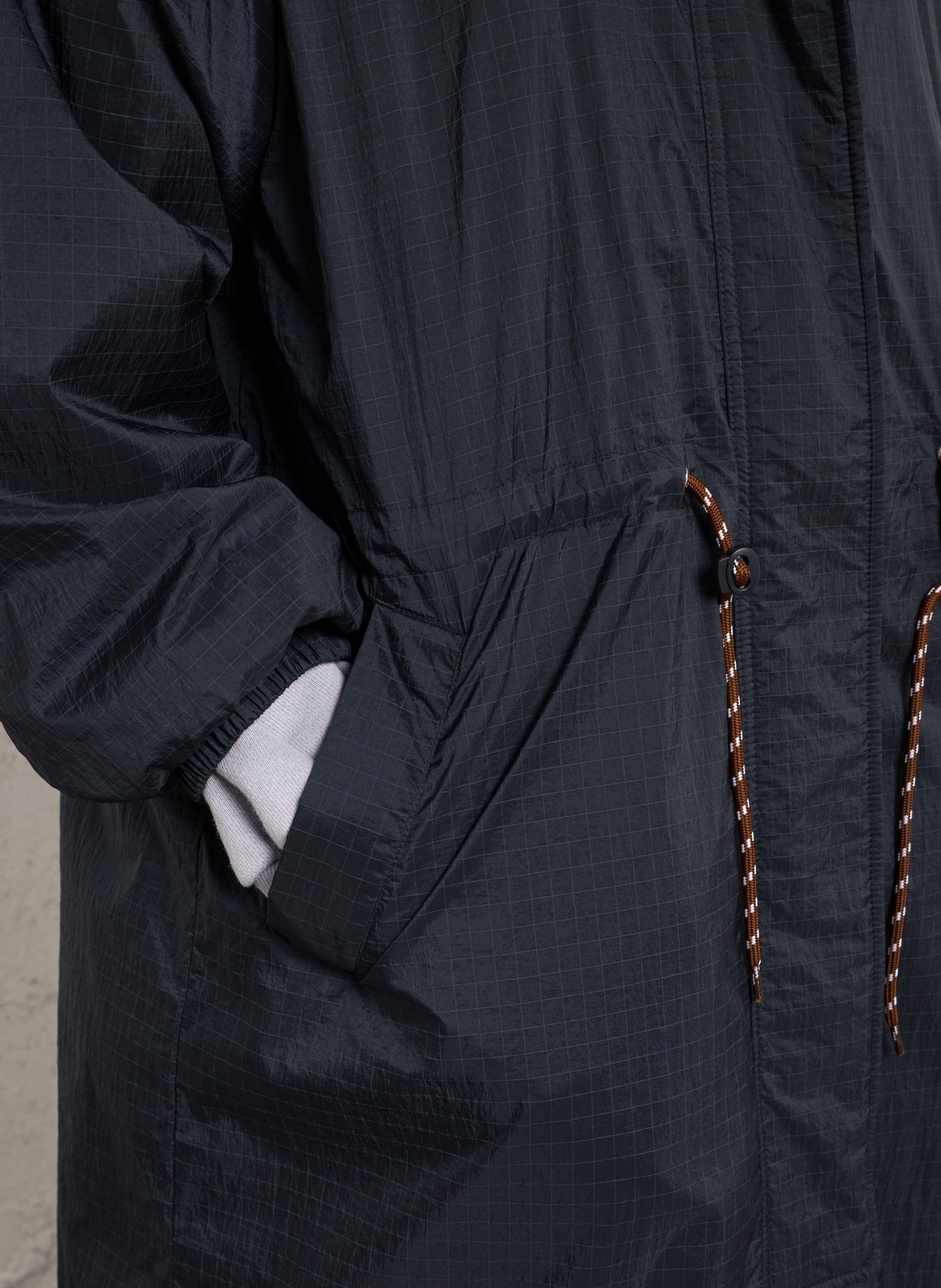 Parka à carreaux BELLEROSE Bleu