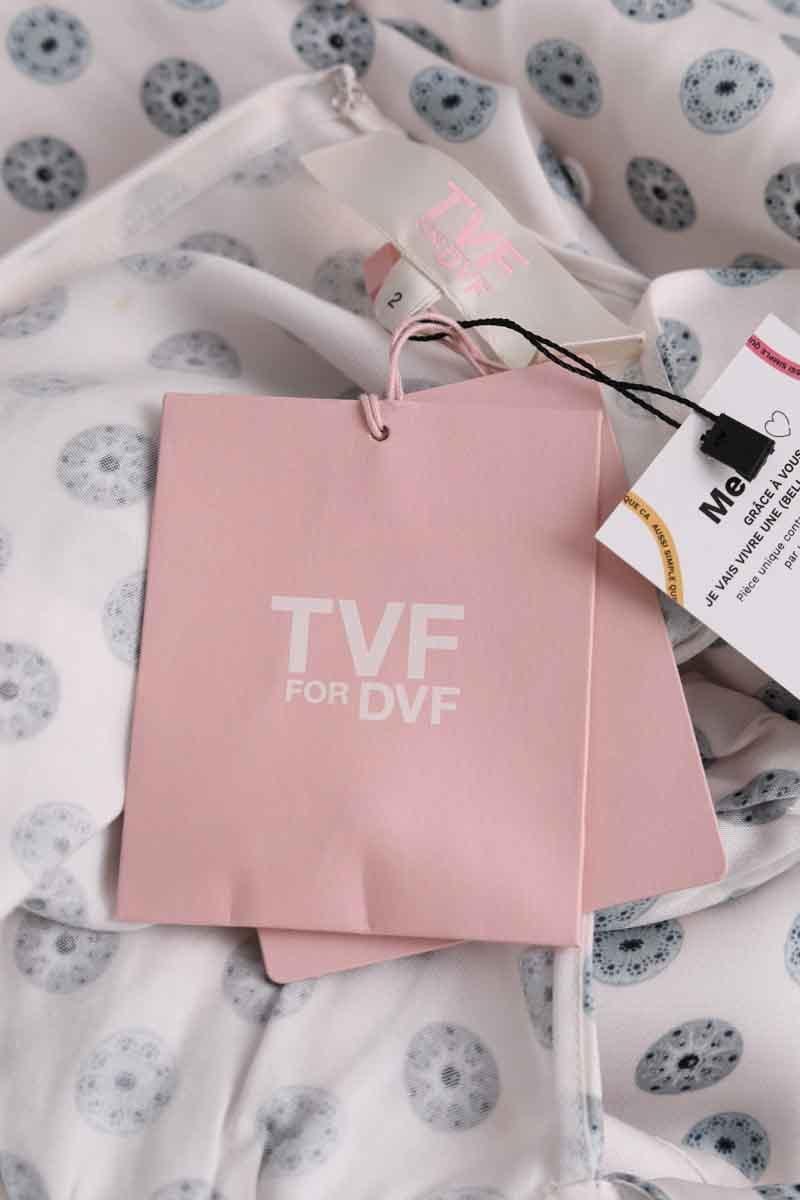 Robe DIANE VON FURSTENBERG - Seconde Main Blanc
