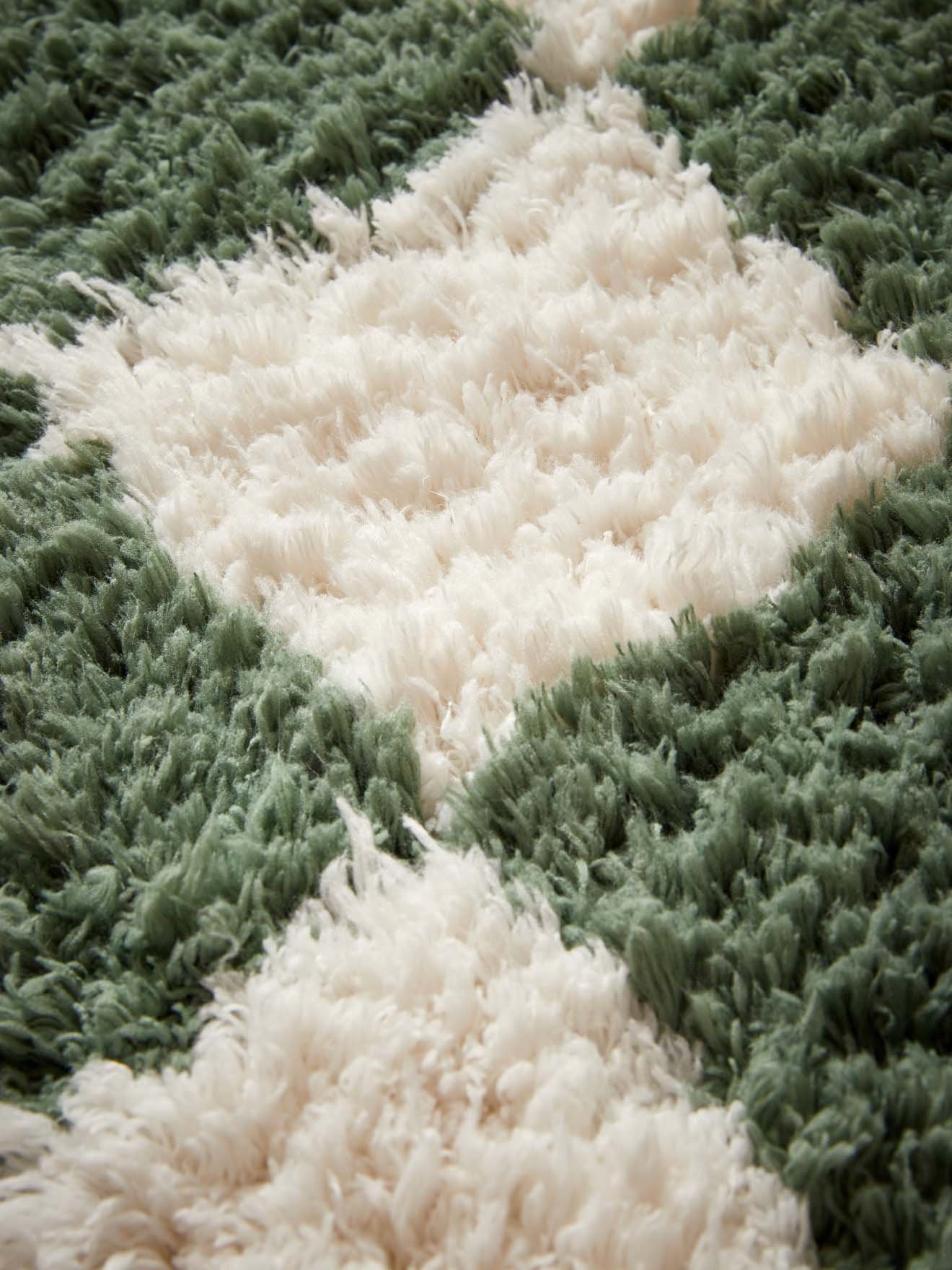 Checkerboard mat CYRILLUS Green