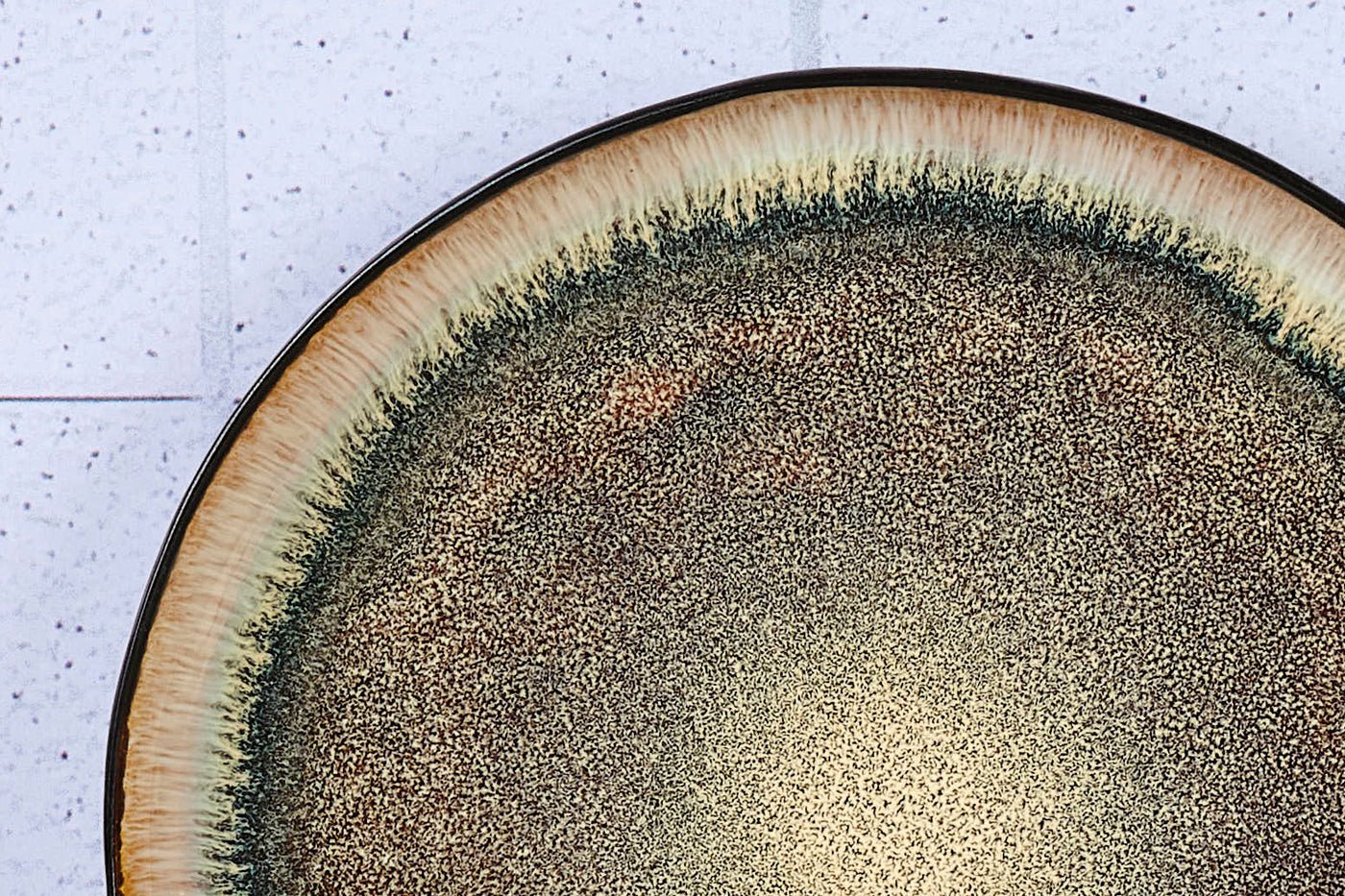 Iris Plate ø26cm - 6 pieces - Wild Brown BJORN Brown