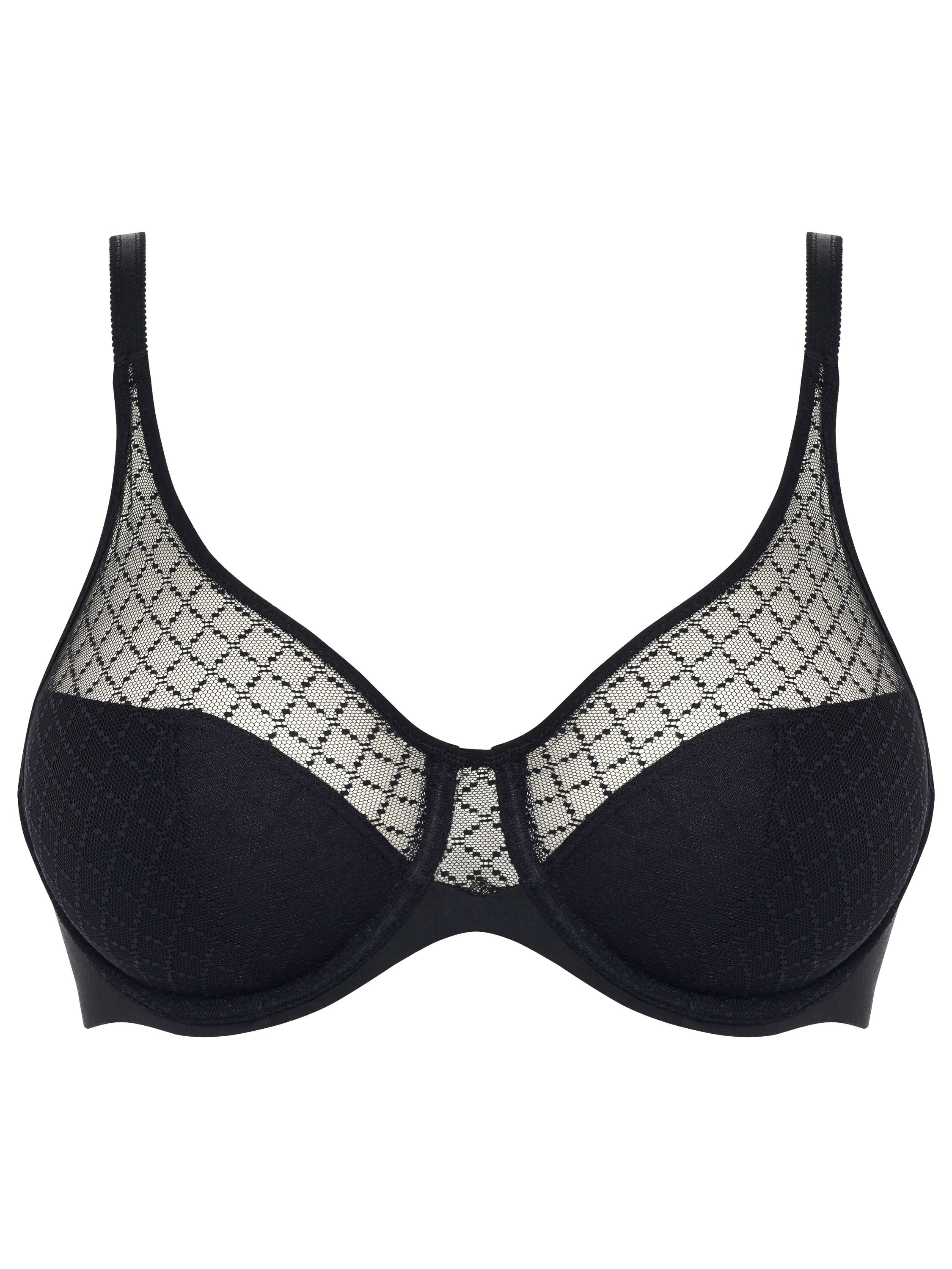 Moulded full-cup bra Black