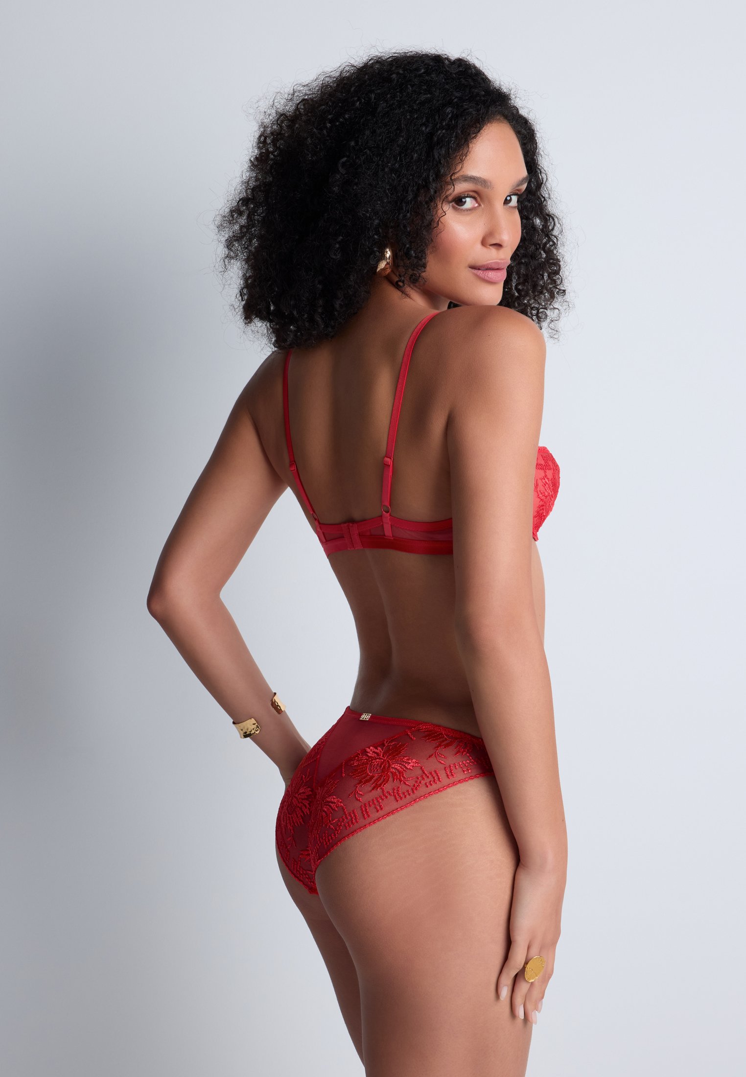 Italian panties AUBADE Red