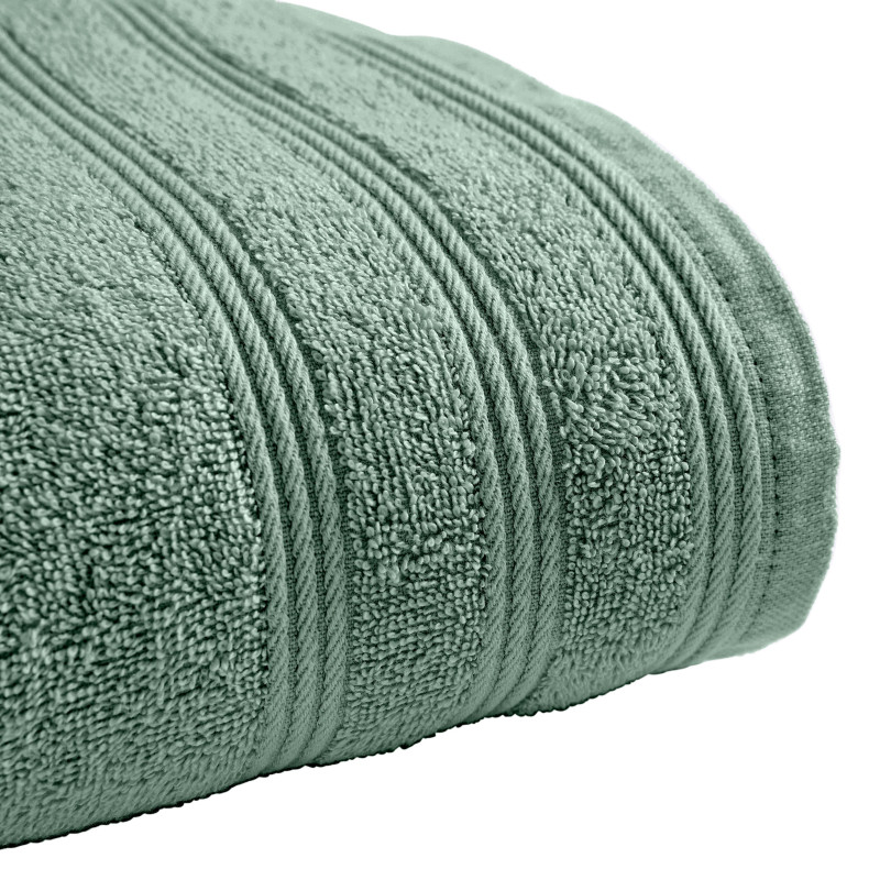 100% combed cotton hand towel COTON PUR Green