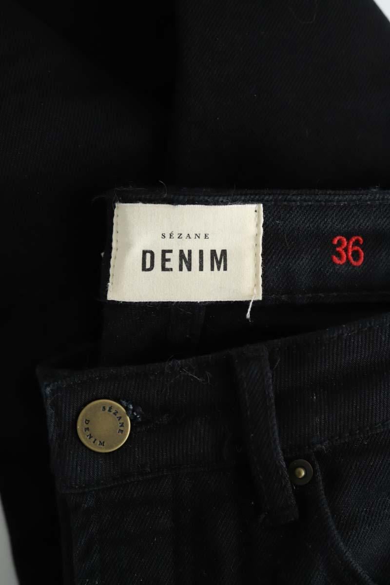 Jean slim en coton SEZANE - Seconde main Noir