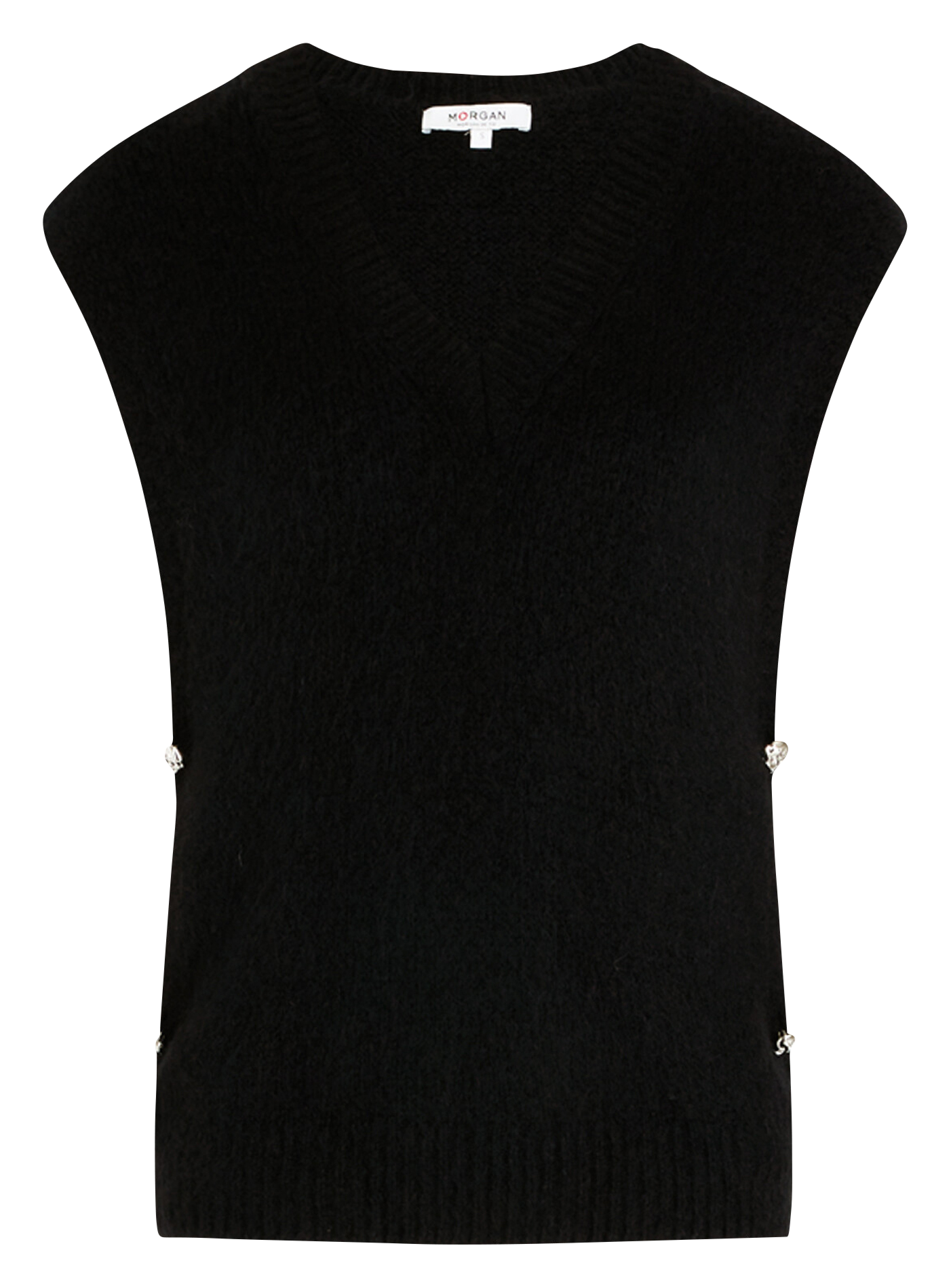 Pull col V  MORGAN Noir