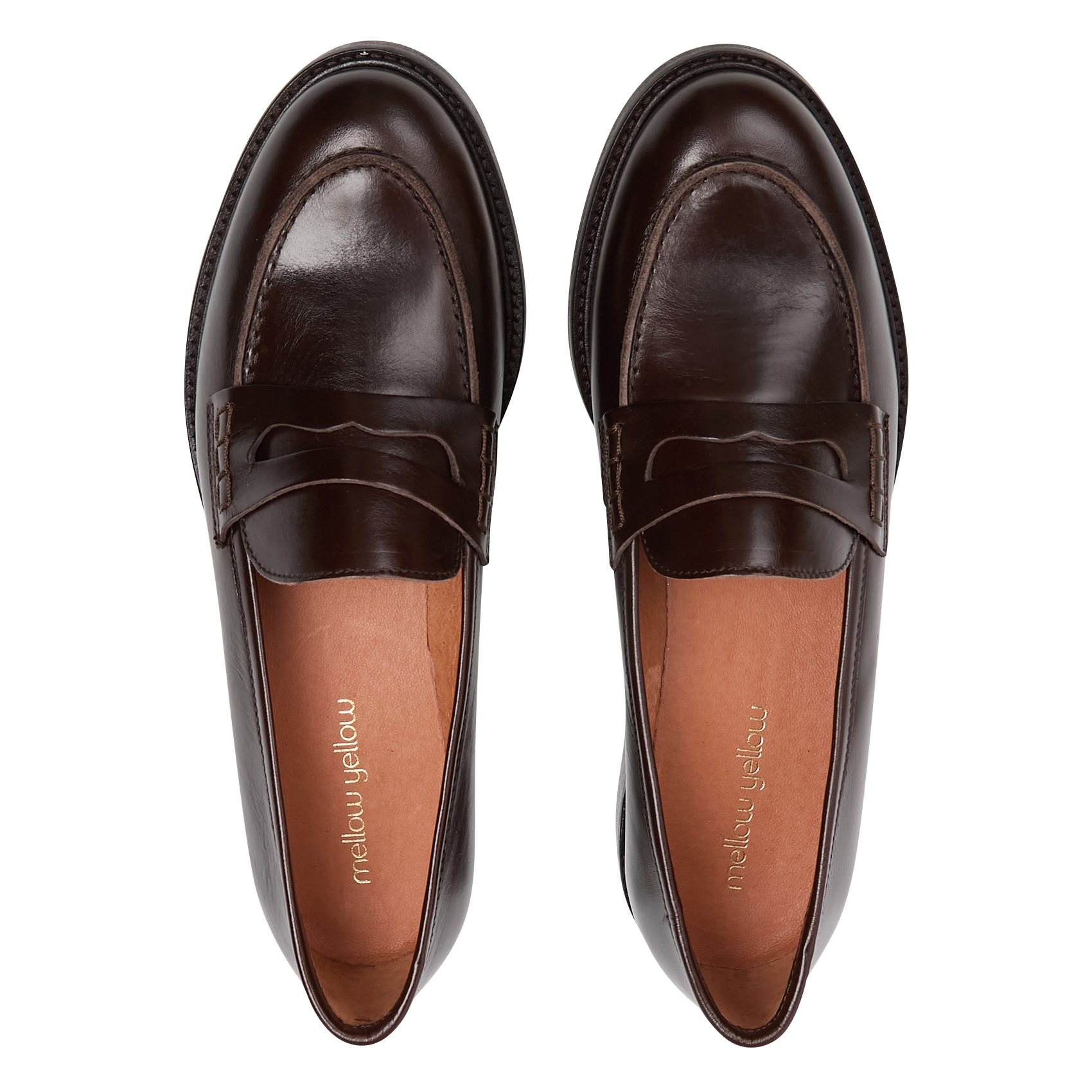 Mocassins en cuir MELLOW YELLOW Marron