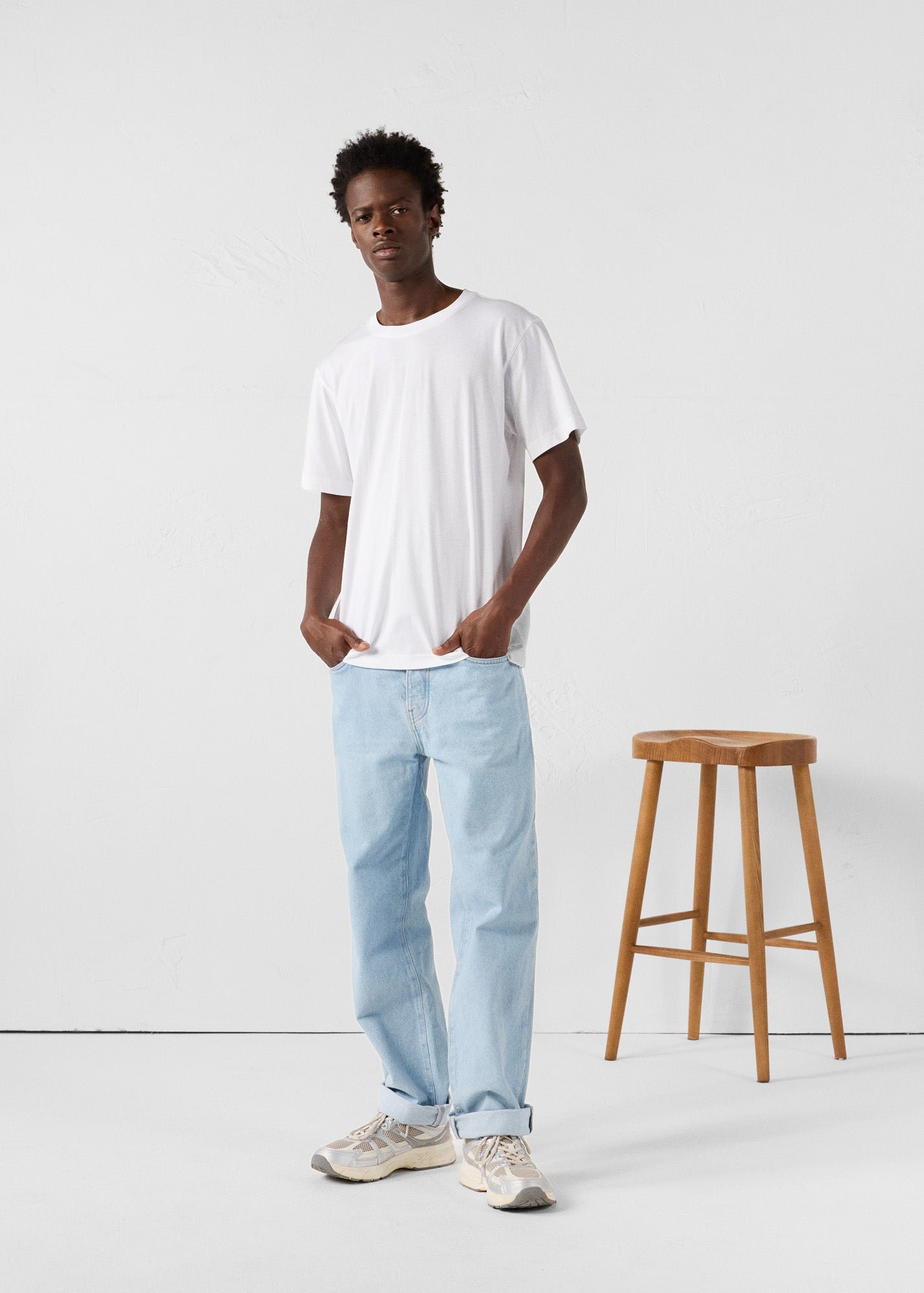 Round neck petro T-shirt JOTT White