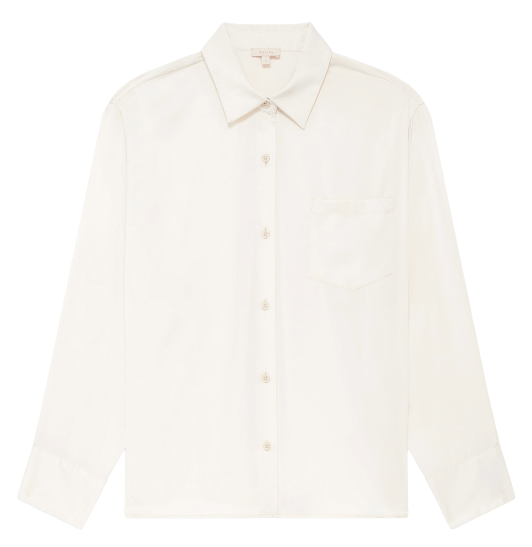 Shirt with classic collar - PABLO Beige