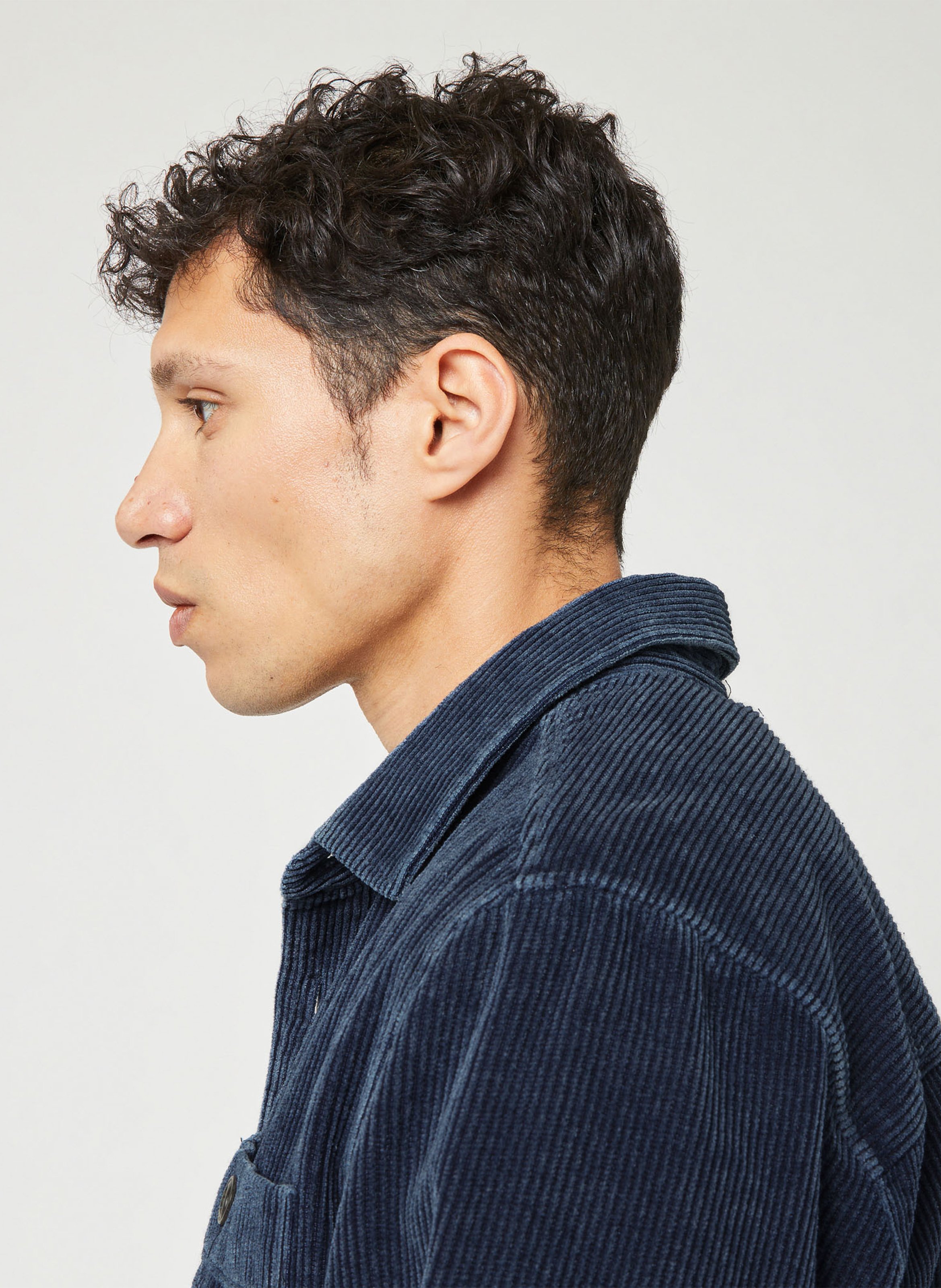 Chemise droite col classique en coton recyclé FAGUO Jean Stone