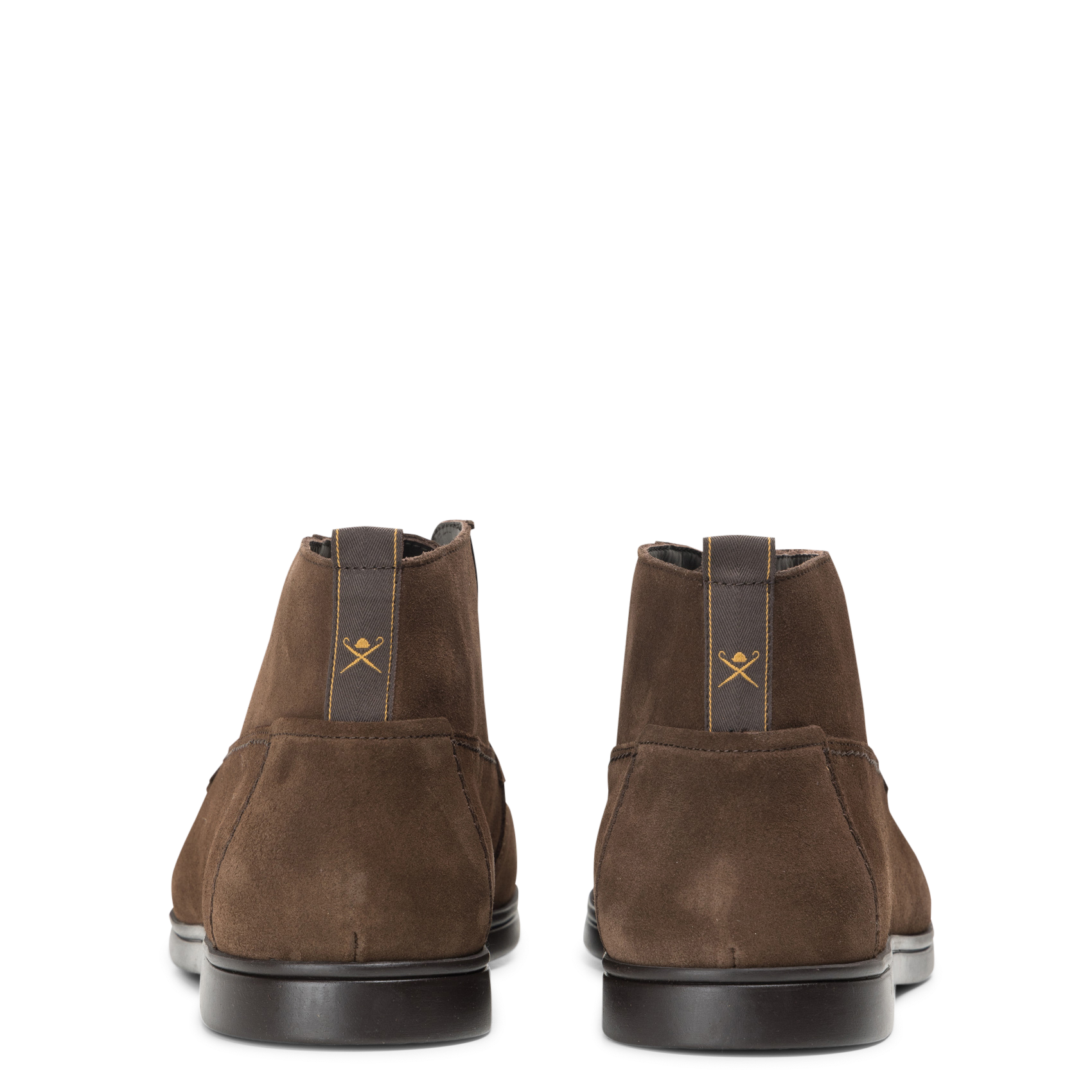 Stivaletti in pelle HACKETT Marrone