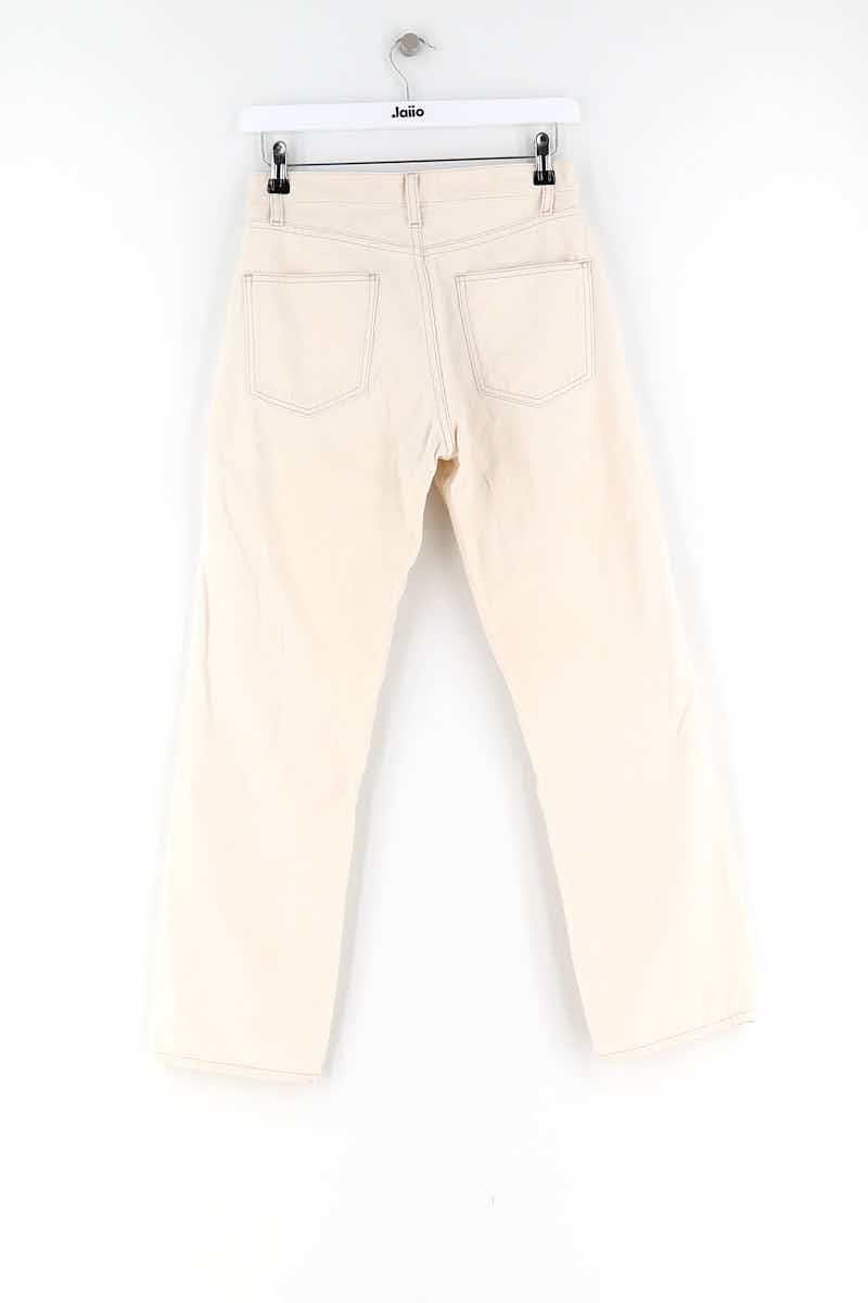 - Straight-leg jeans
- 5 pockets
- Straight cut
- Faded effect BELLEROSE - Seconde Main Beige