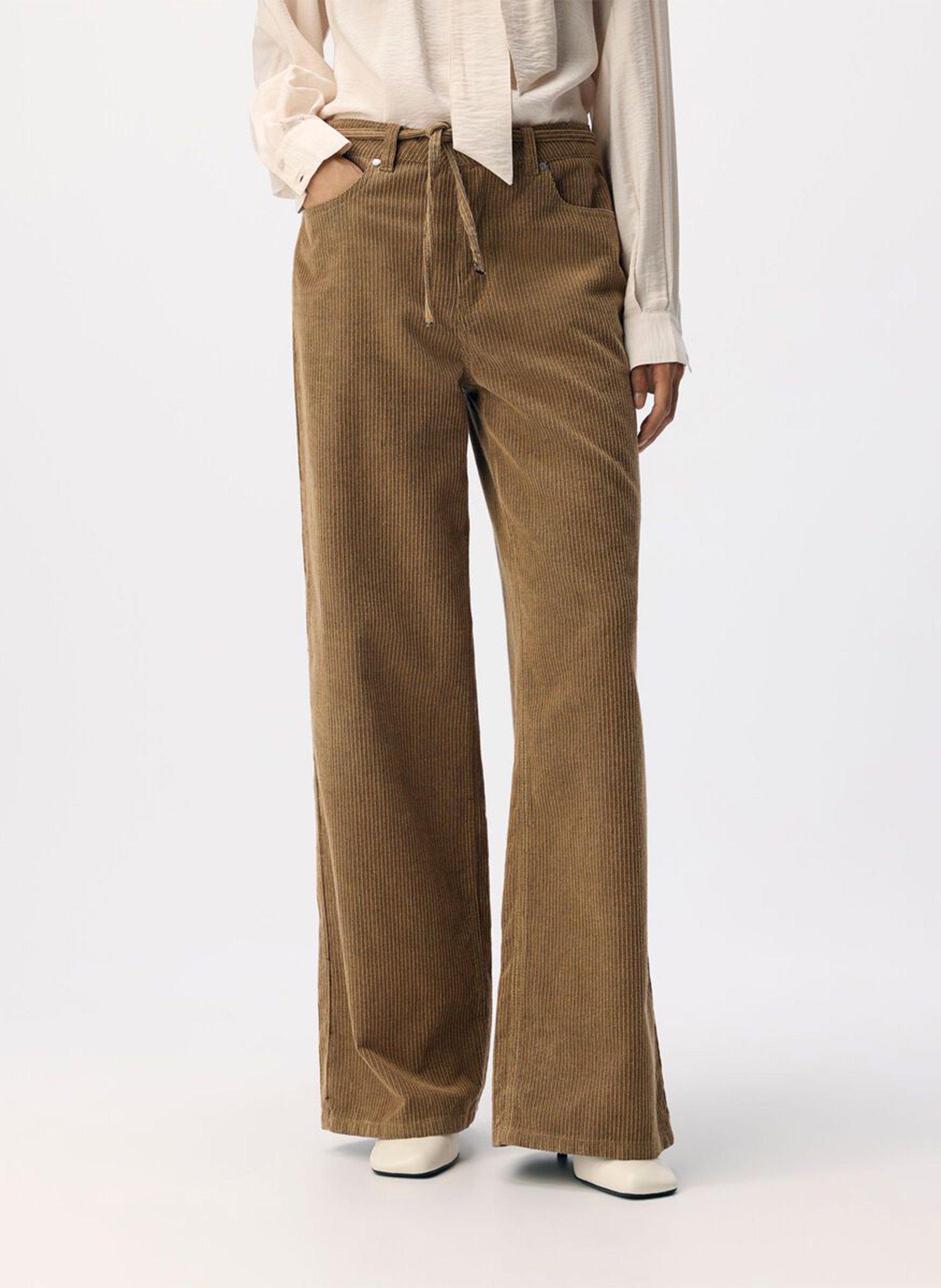 Chino van katoenmix OBJECT Bruin