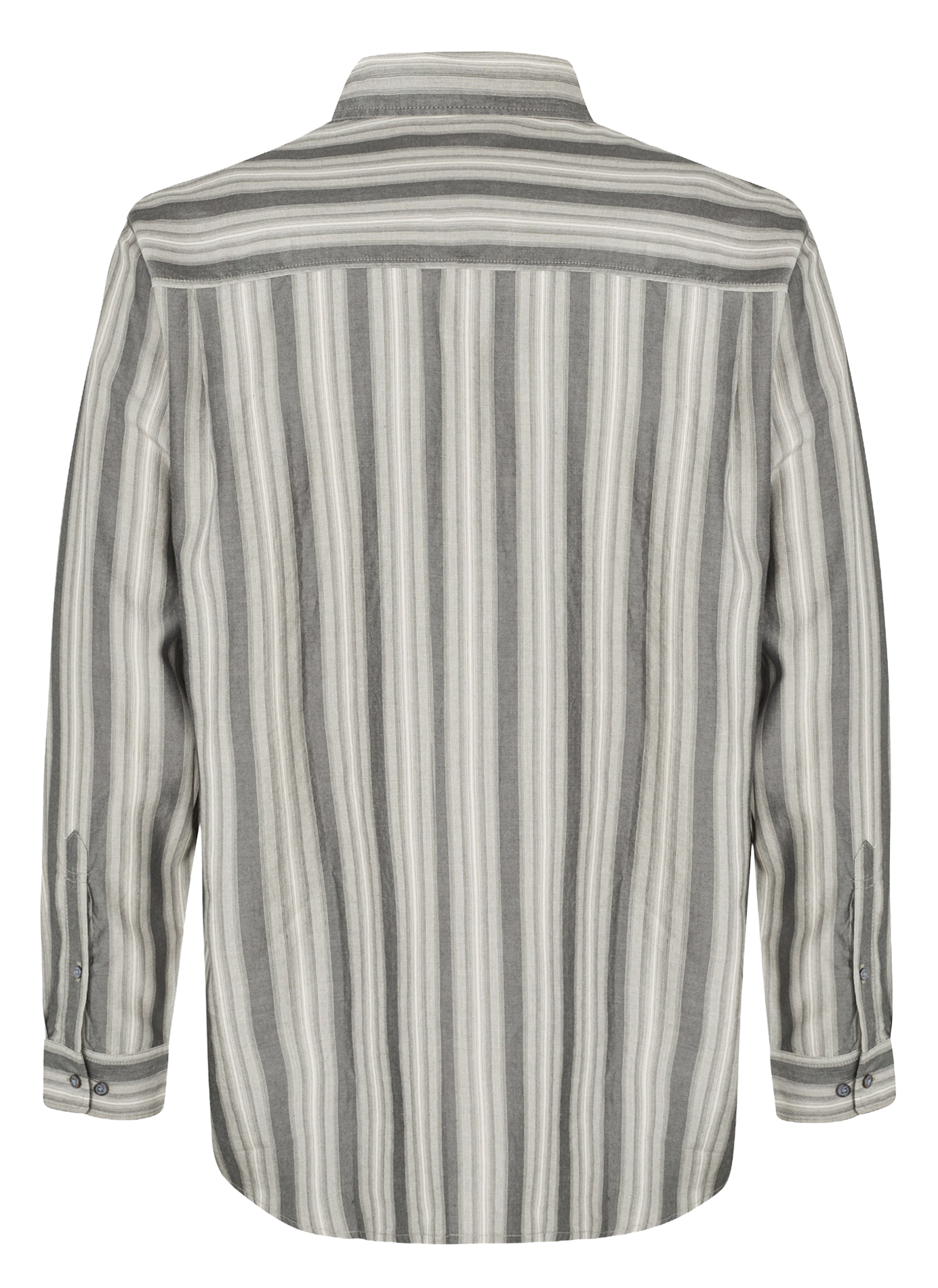 Gestreept, recht overhemd met klassieke kraag SAMSOE SAMSOE Veelkleurig