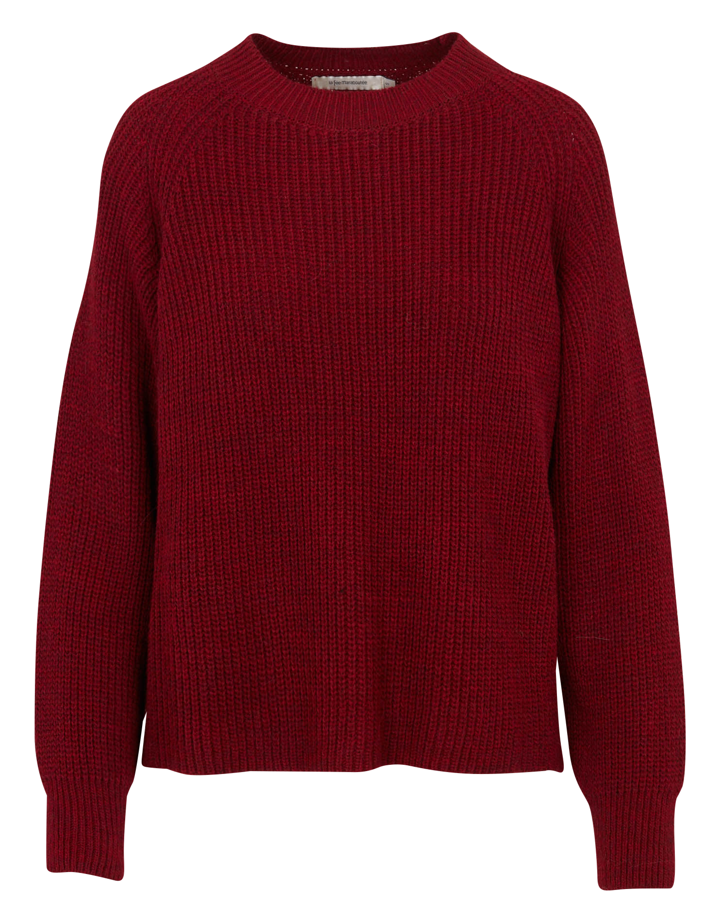 Pull ample col rond en maille mélangée LA FEE MARABOUTEE