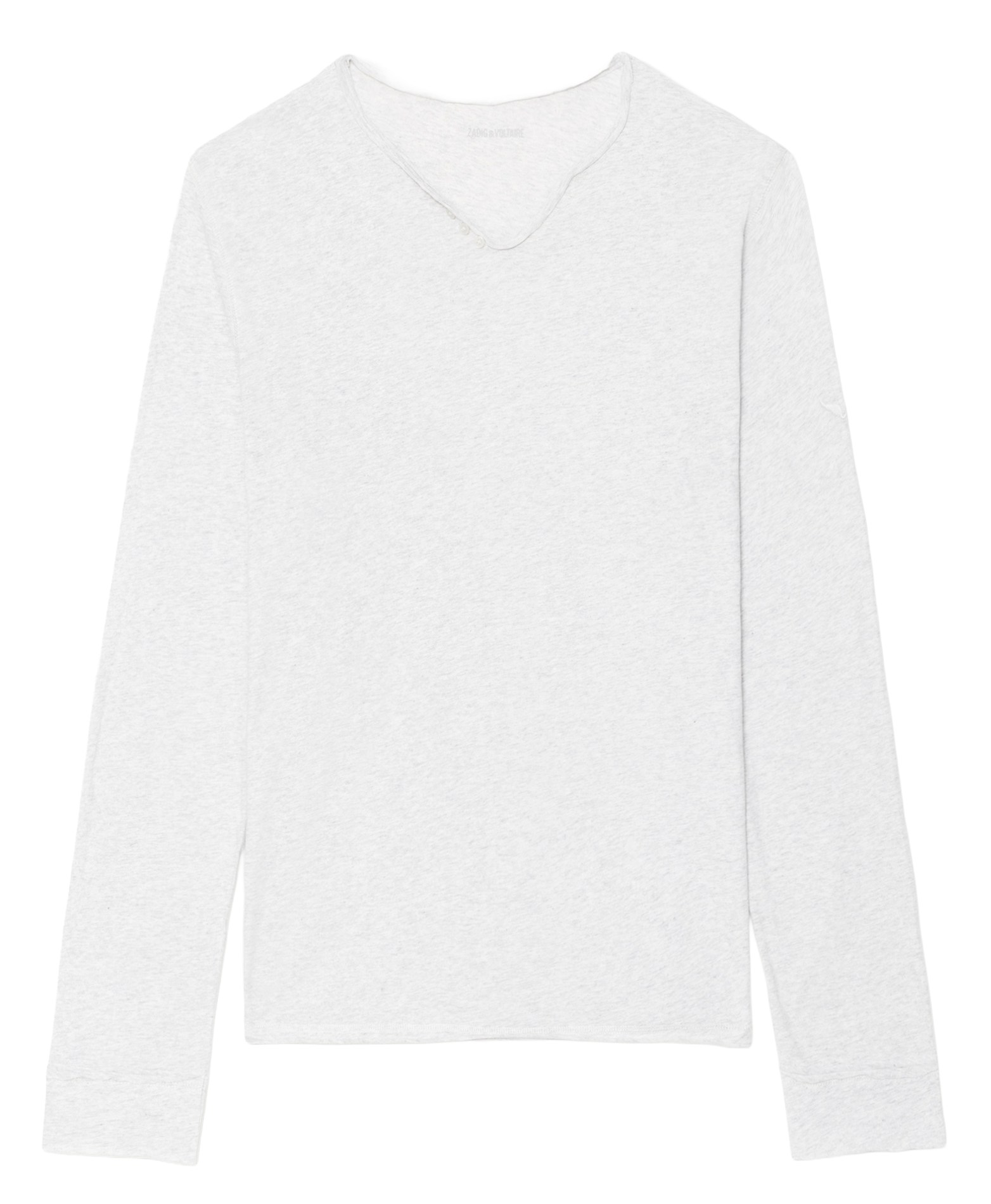 Tee-shirt droit en coton Gris