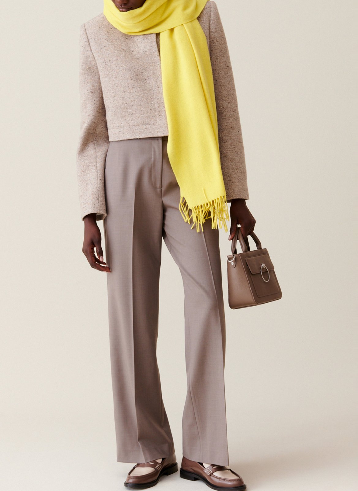 Veste droite col montant  CLAUDIE PIERLOT Beige