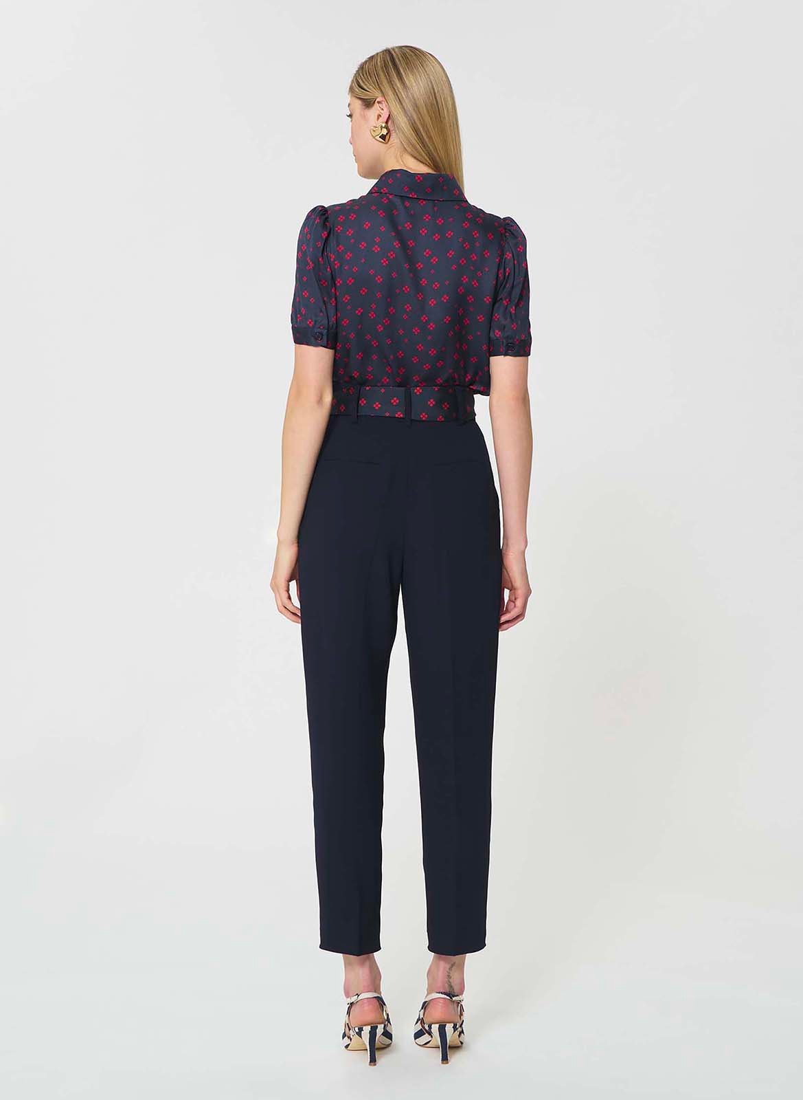 Plooi broek TARA JARMON Blauw